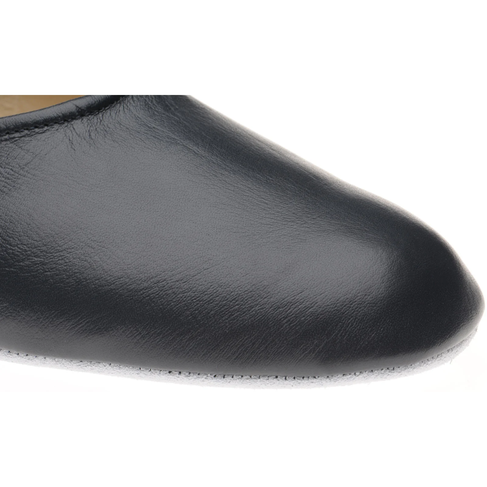 Herring Grecia mens slippers in navy kid - Image 5