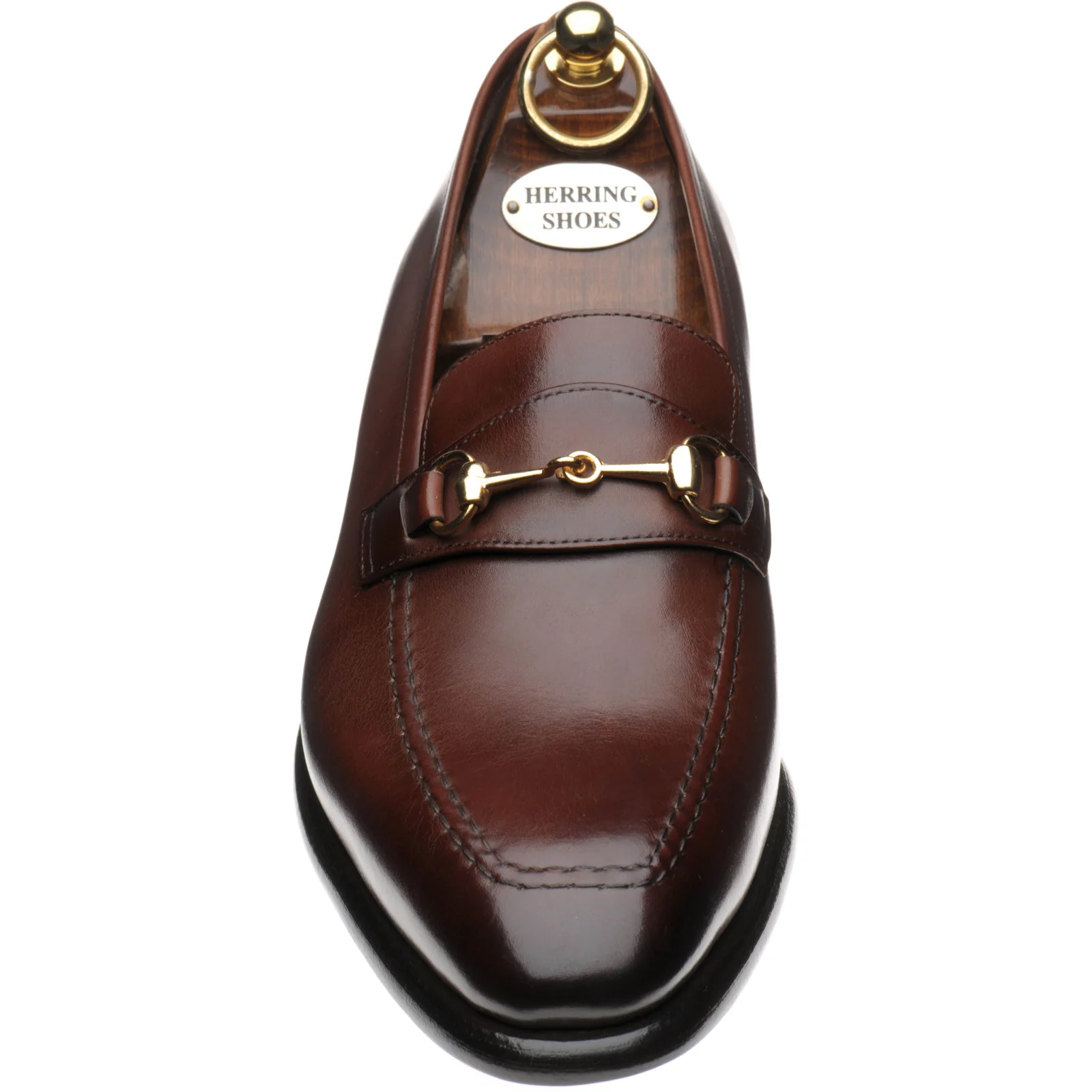 Herring Harlington mens loafers in brown calf (second) - Image 2
