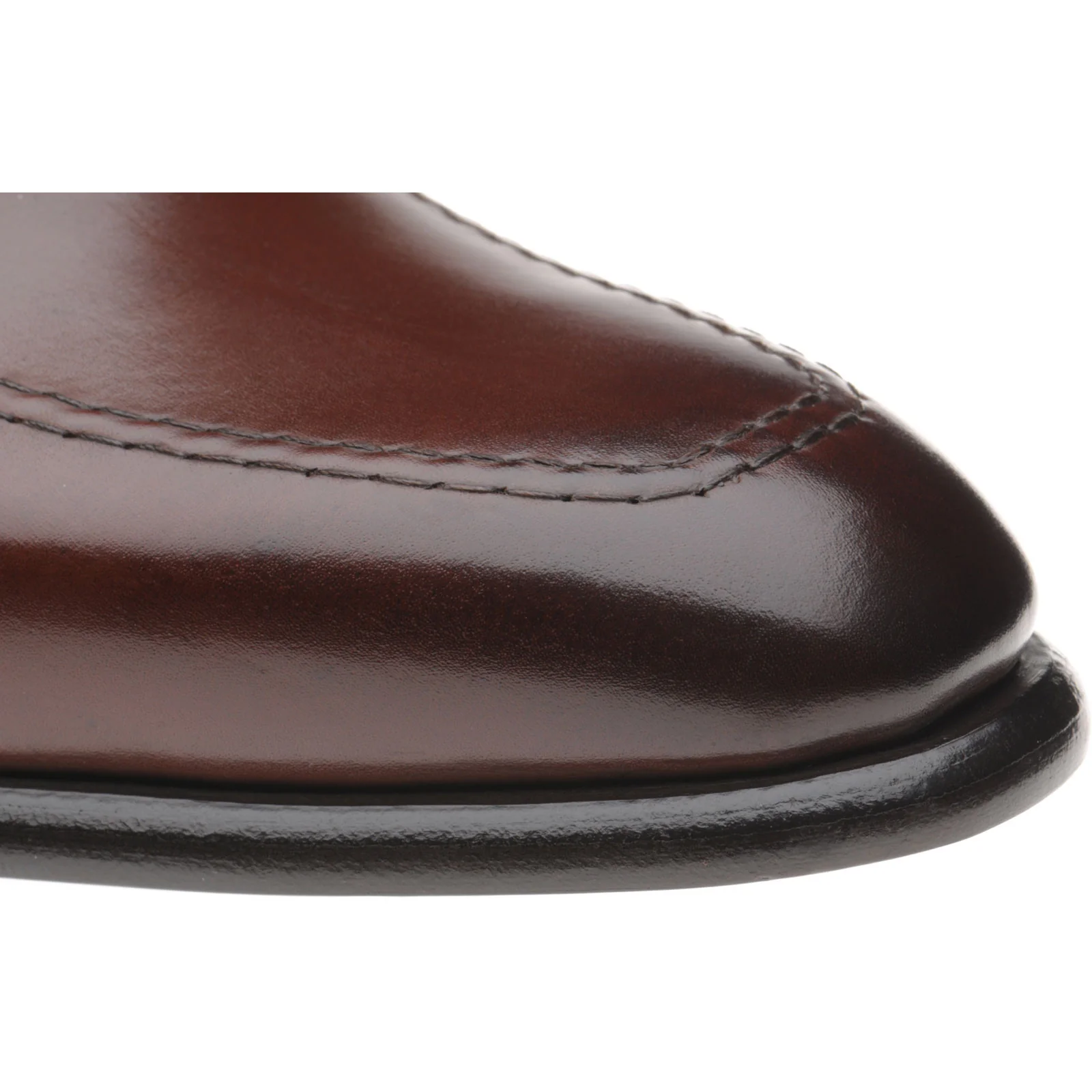 Herring Harlington mens loafers in brown calf (second) - Image 5