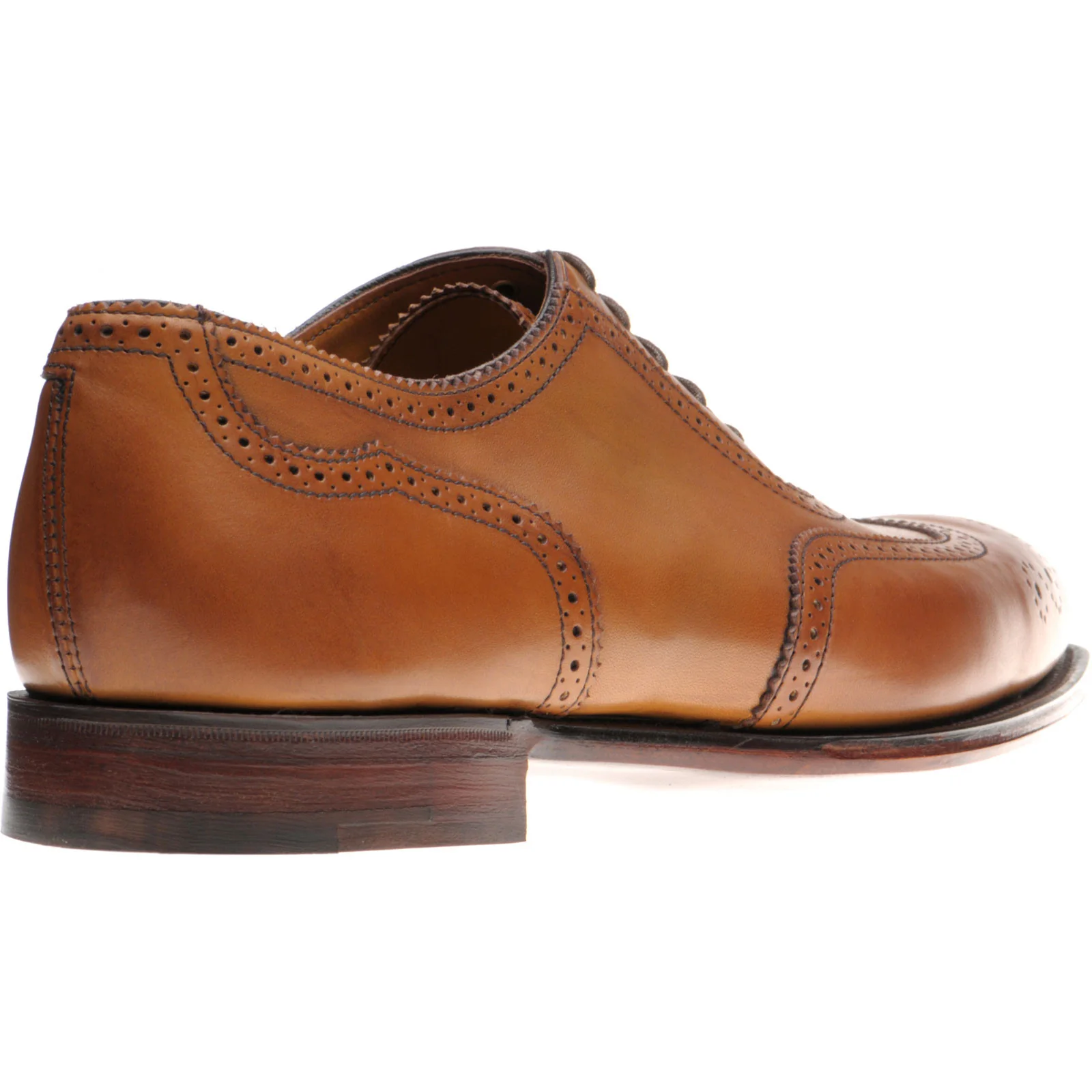 Herring Henry II mens brogues in chestnut calf - Image 4