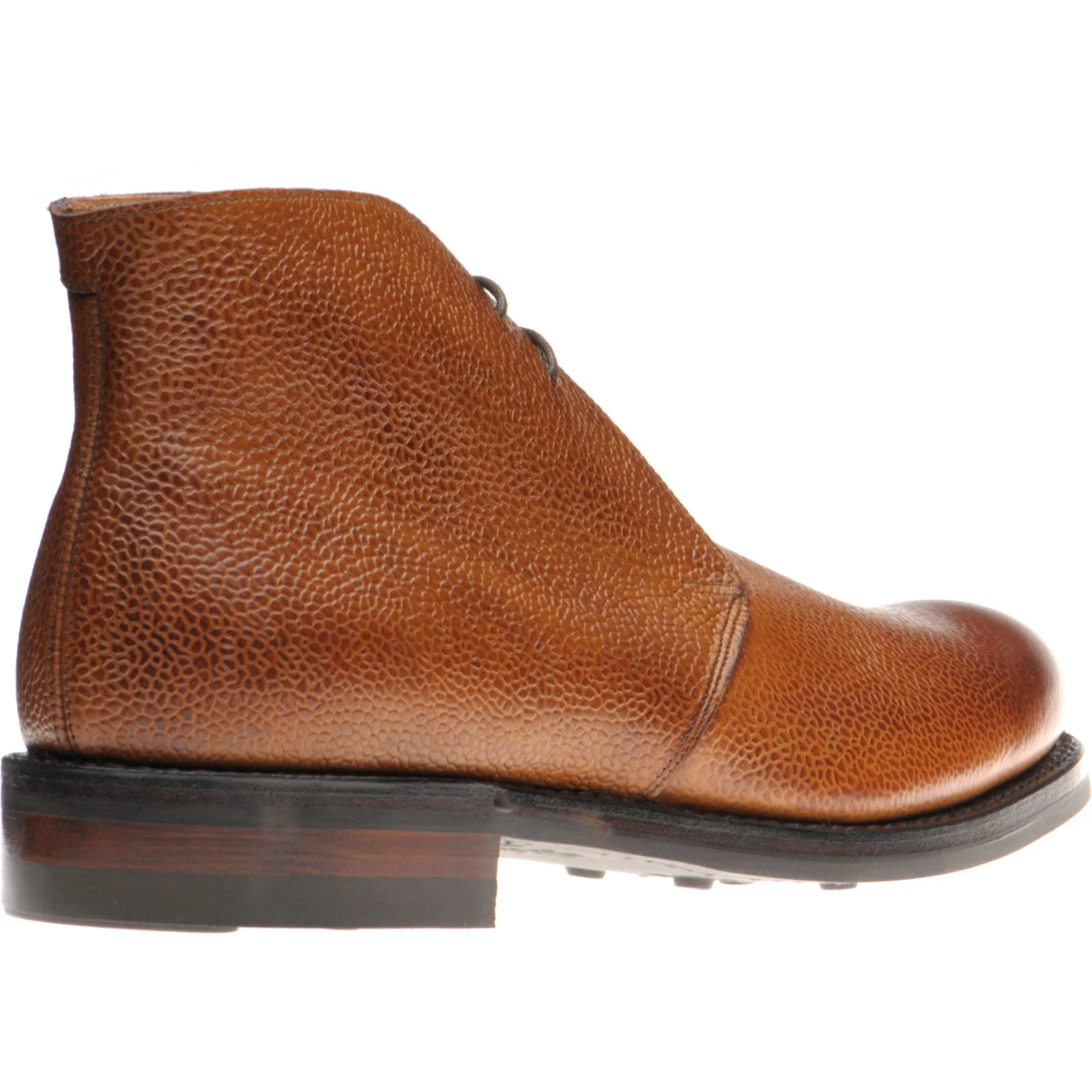 Herring Herald mens rubber-soled Chukka boots in cedar grain - Image 4