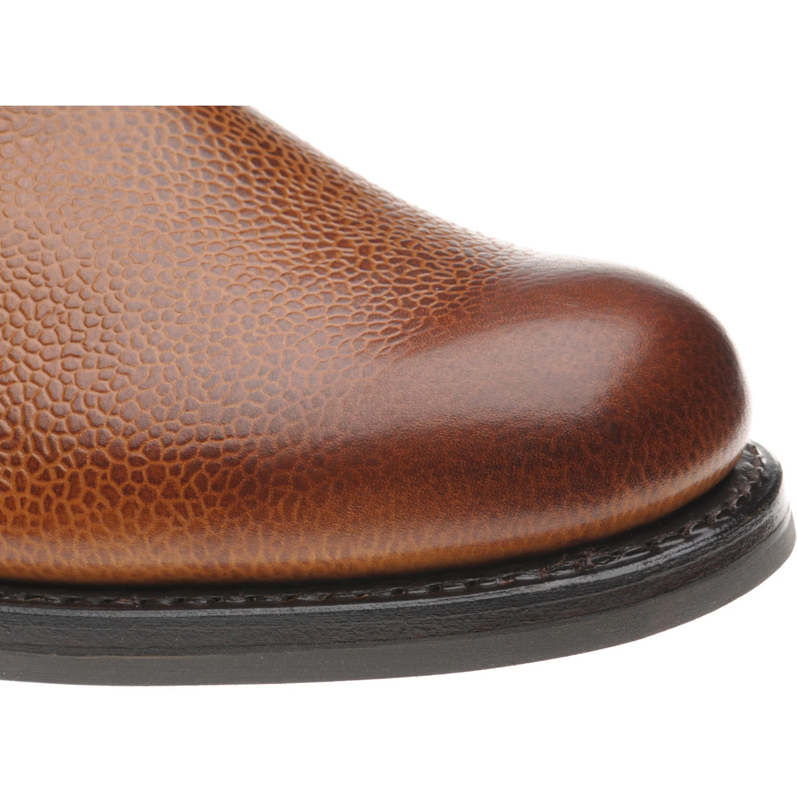Herring Herald mens rubber-soled Chukka boots in cedar grain - Image 5