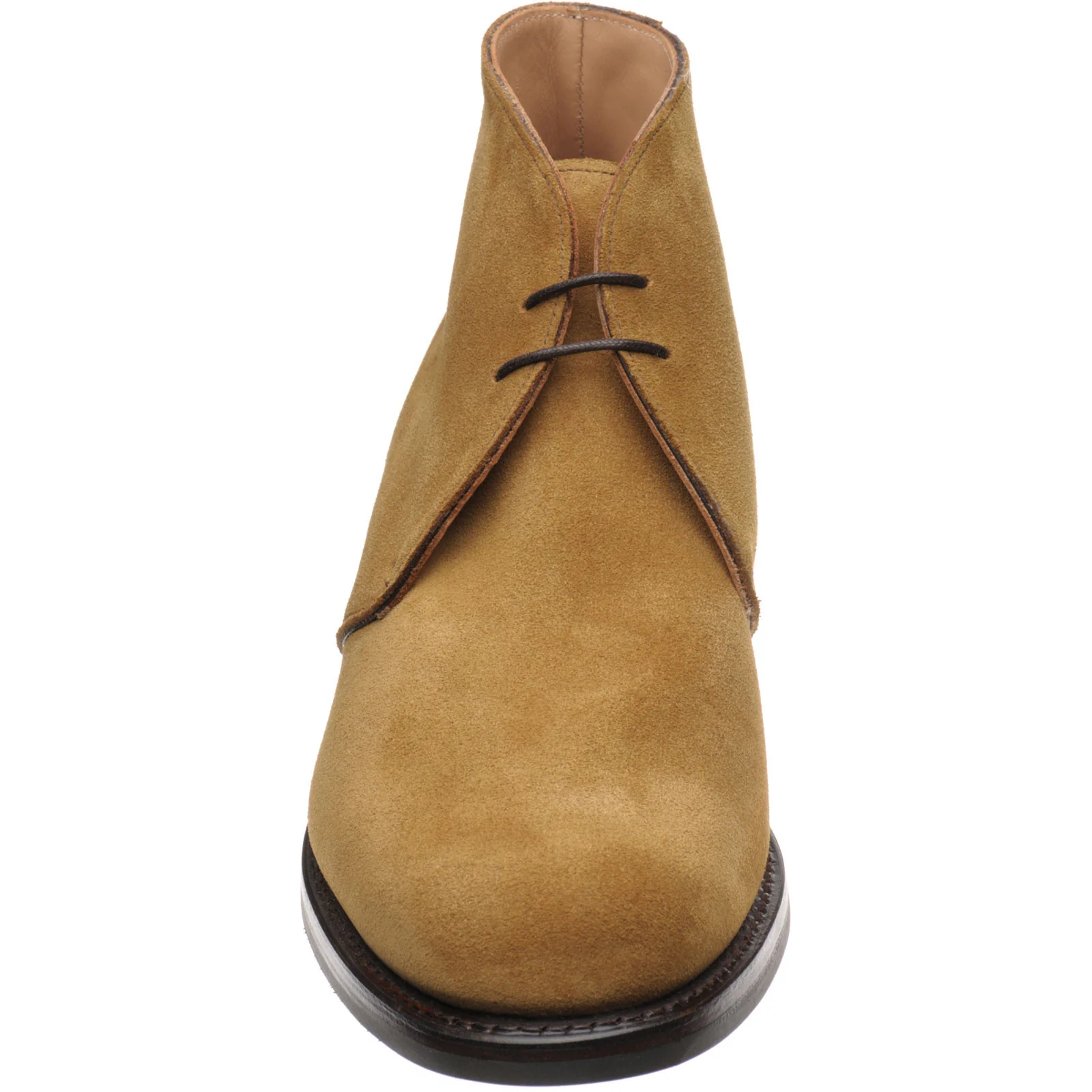 Herring Herald mens rubber-soled Chukka boots in maracca suede - Image 2