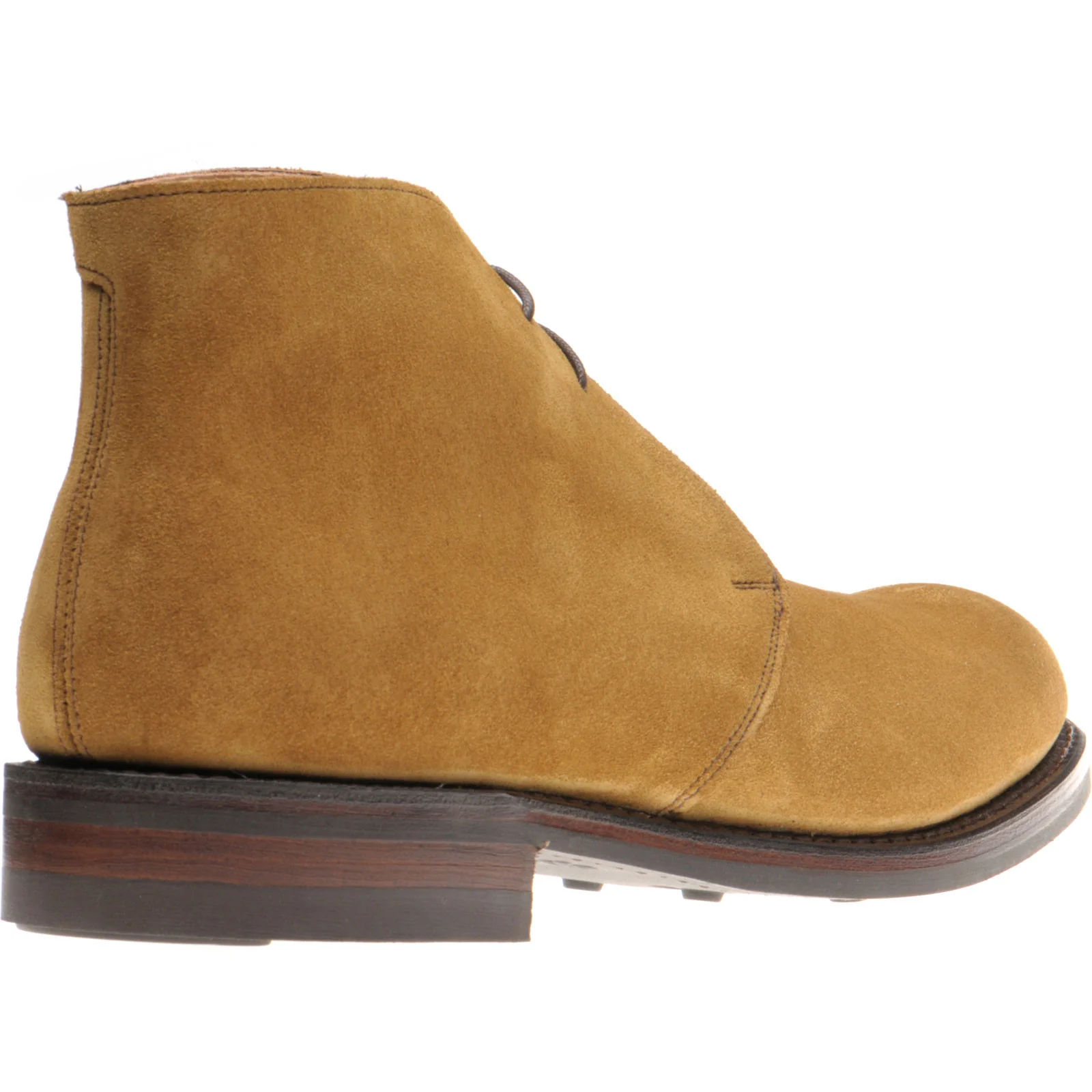 Herring Herald mens rubber-soled Chukka boots in maracca suede - Image 4