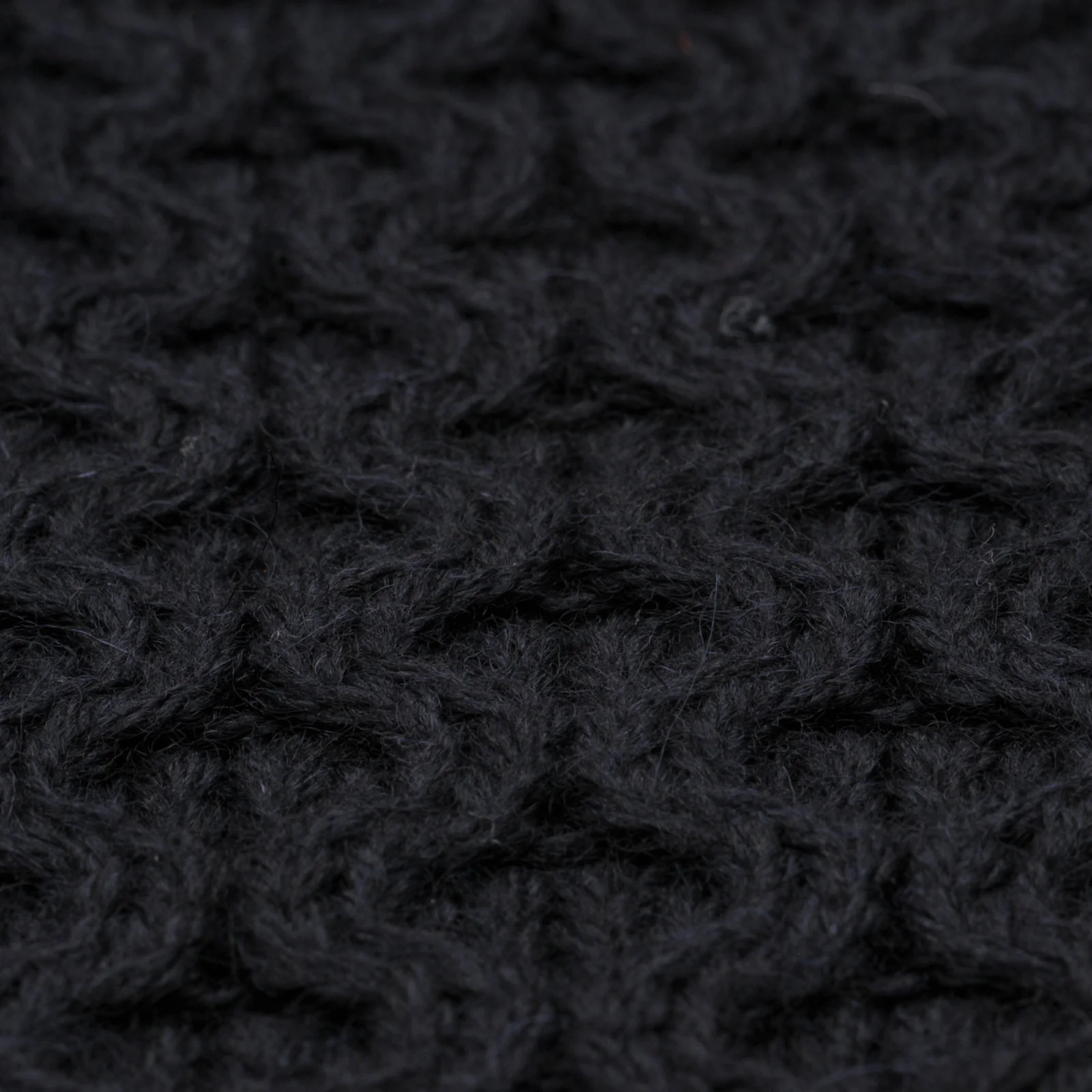 Herring Hudson Aran Jumper by Peregrine in navy - Image 3