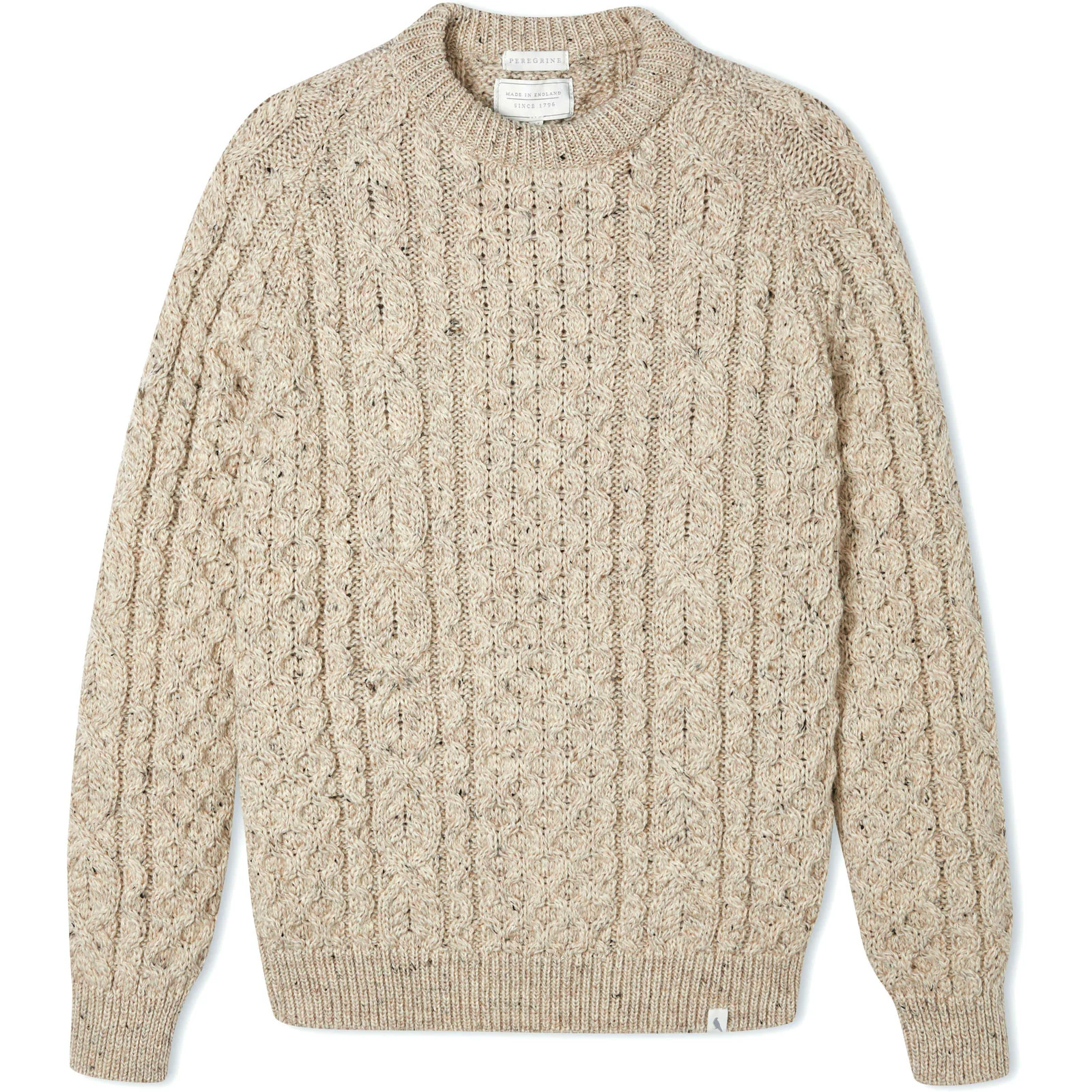 Herring Hudson Aran Jumper by Peregrine in skiddaw