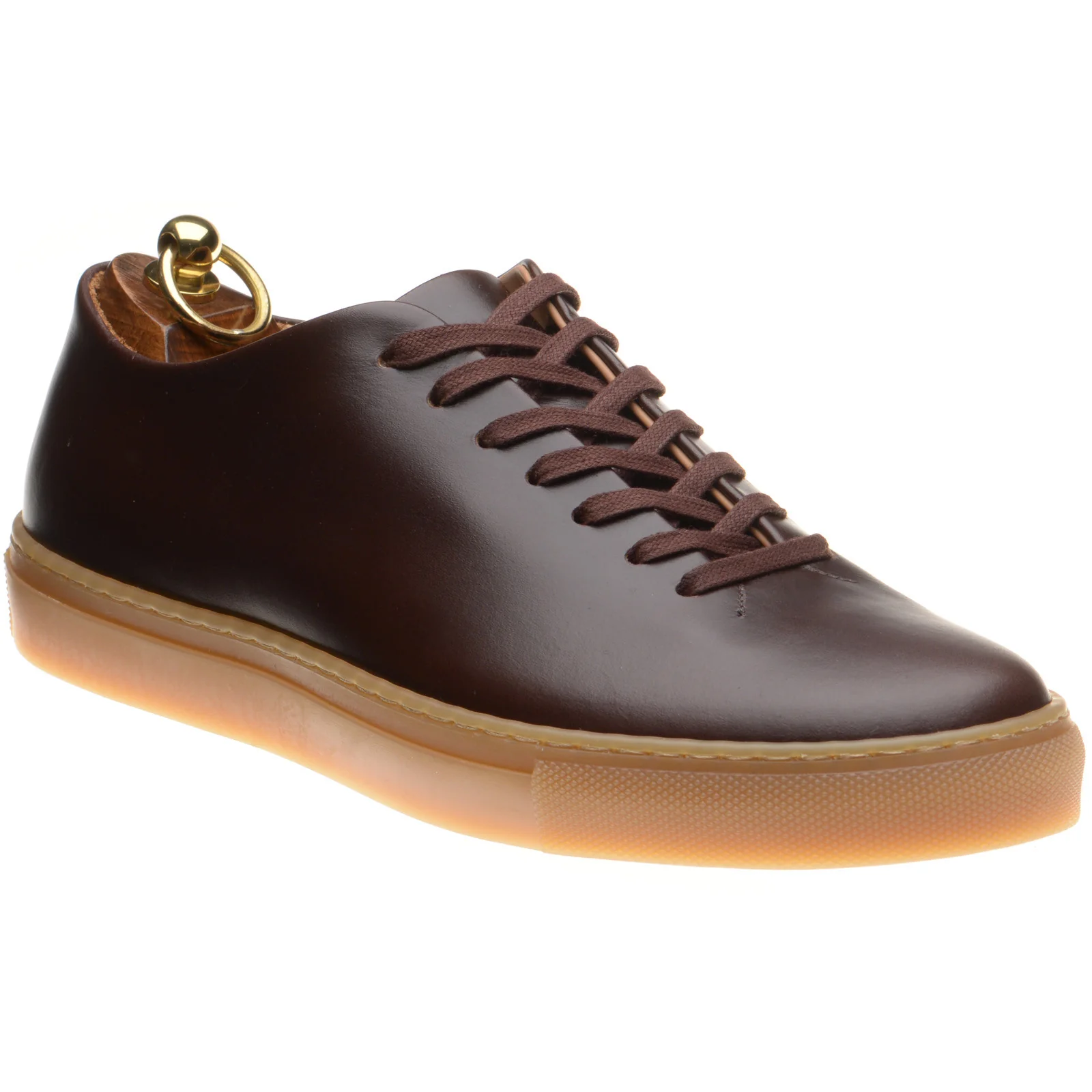 Herring Huxley mens rubber-soled in dark brown