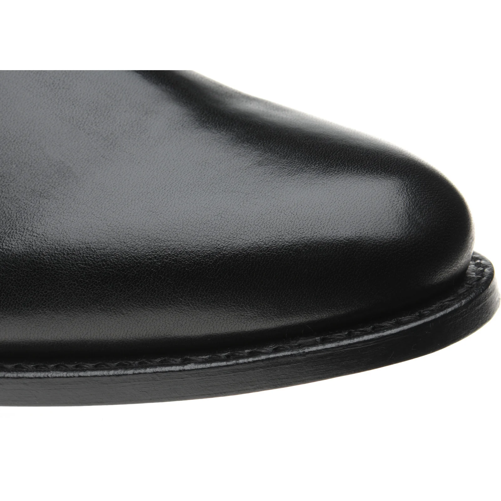 Herring Ipswich II mens Chelsea boots in black waxy calf - Image 5