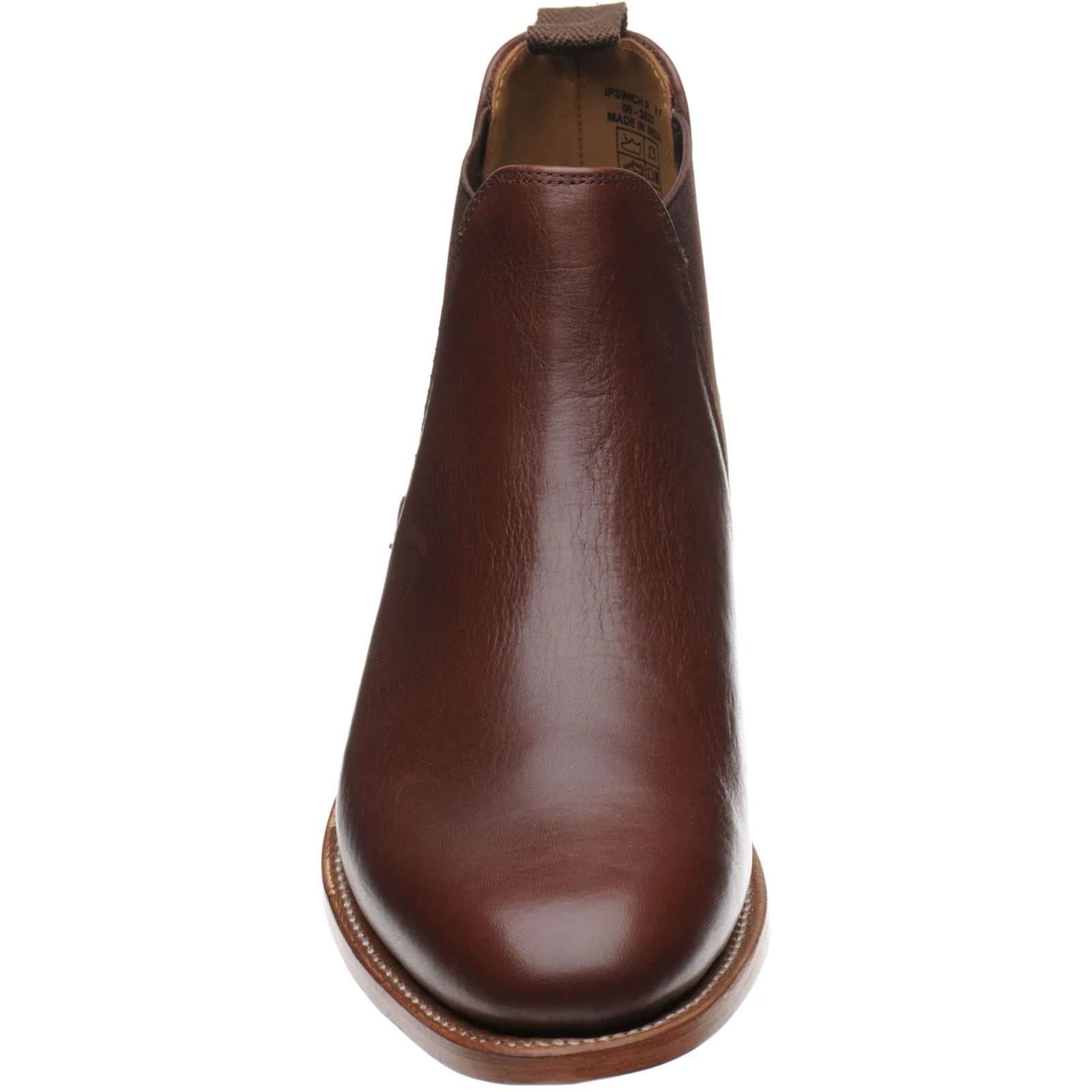 Herring Ipswich II mens Chelsea boots in brown waxy calf - Image 2