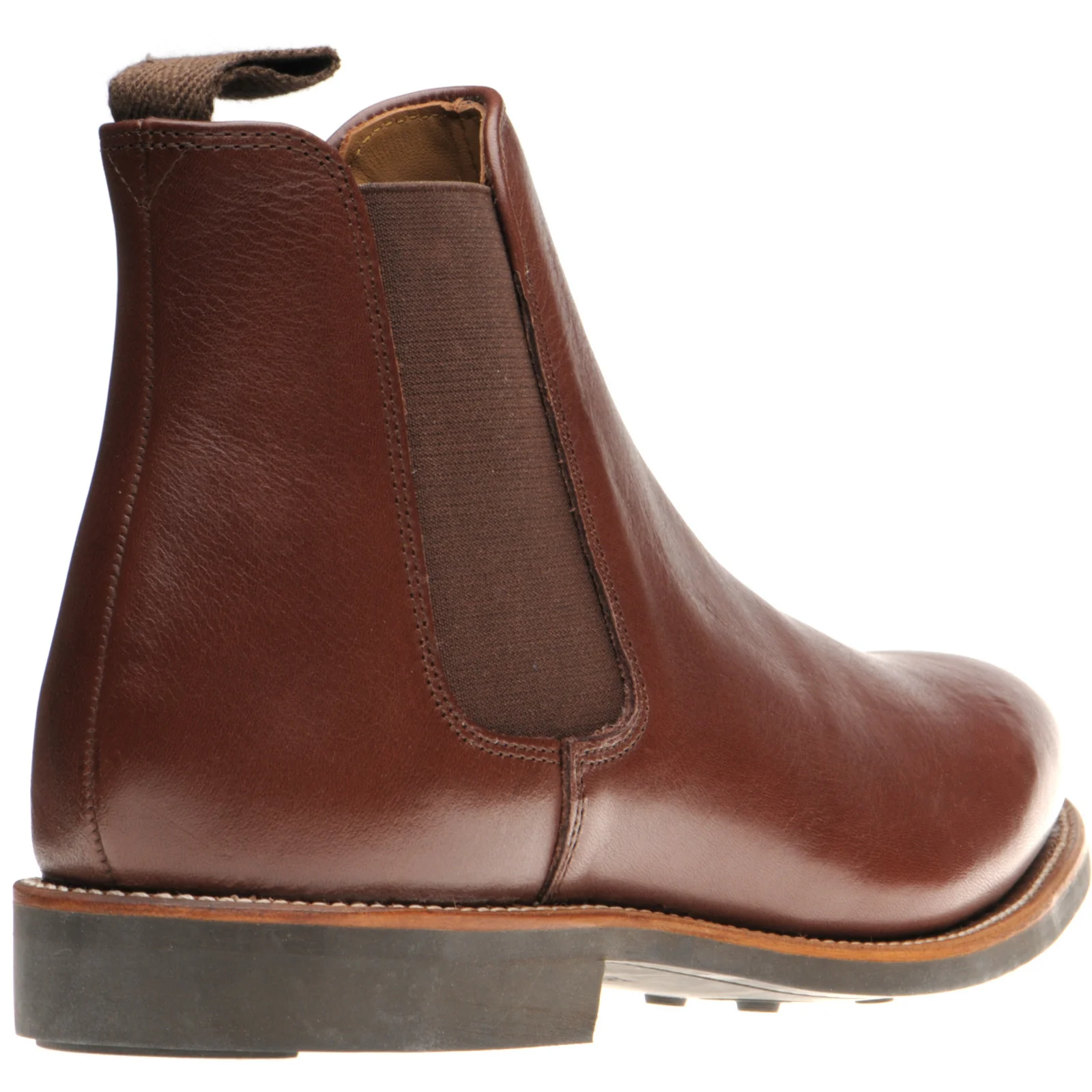 Herring Ipswich II mens Chelsea boots in brown waxy calf - Image 4