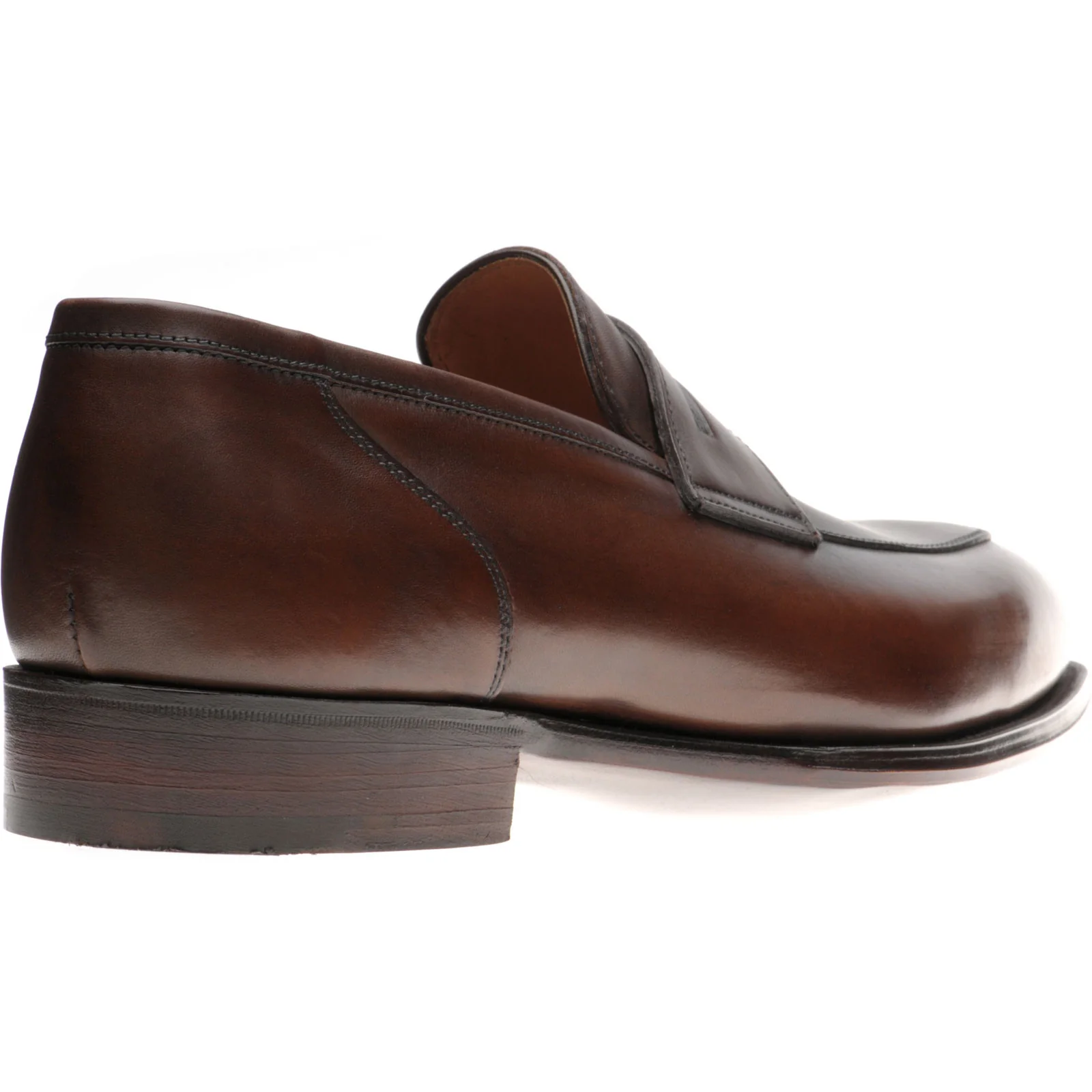 Herring James mens loafers in espresso calf - Image 5