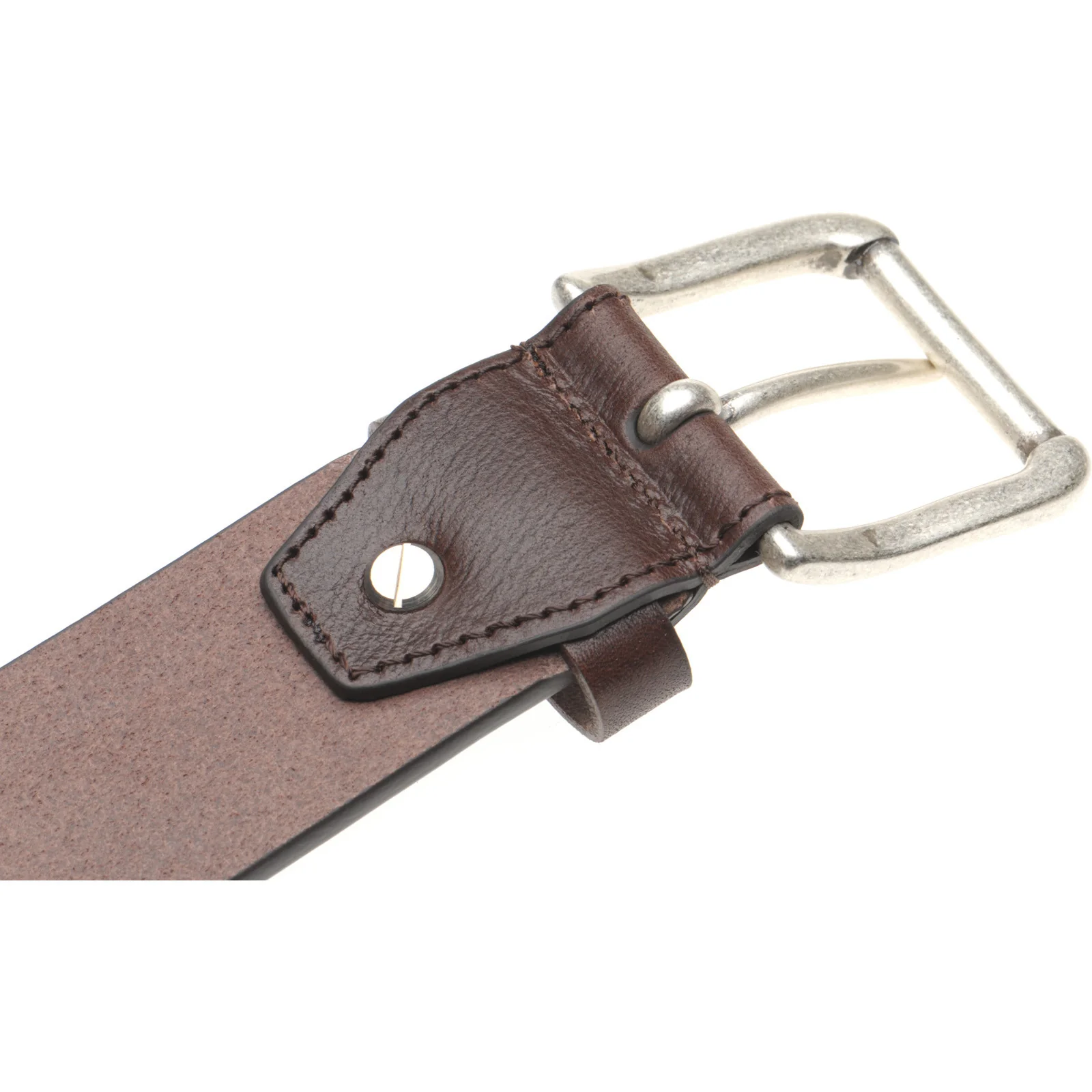 Herring Jeans II Belt in brown natural calf - Image 4