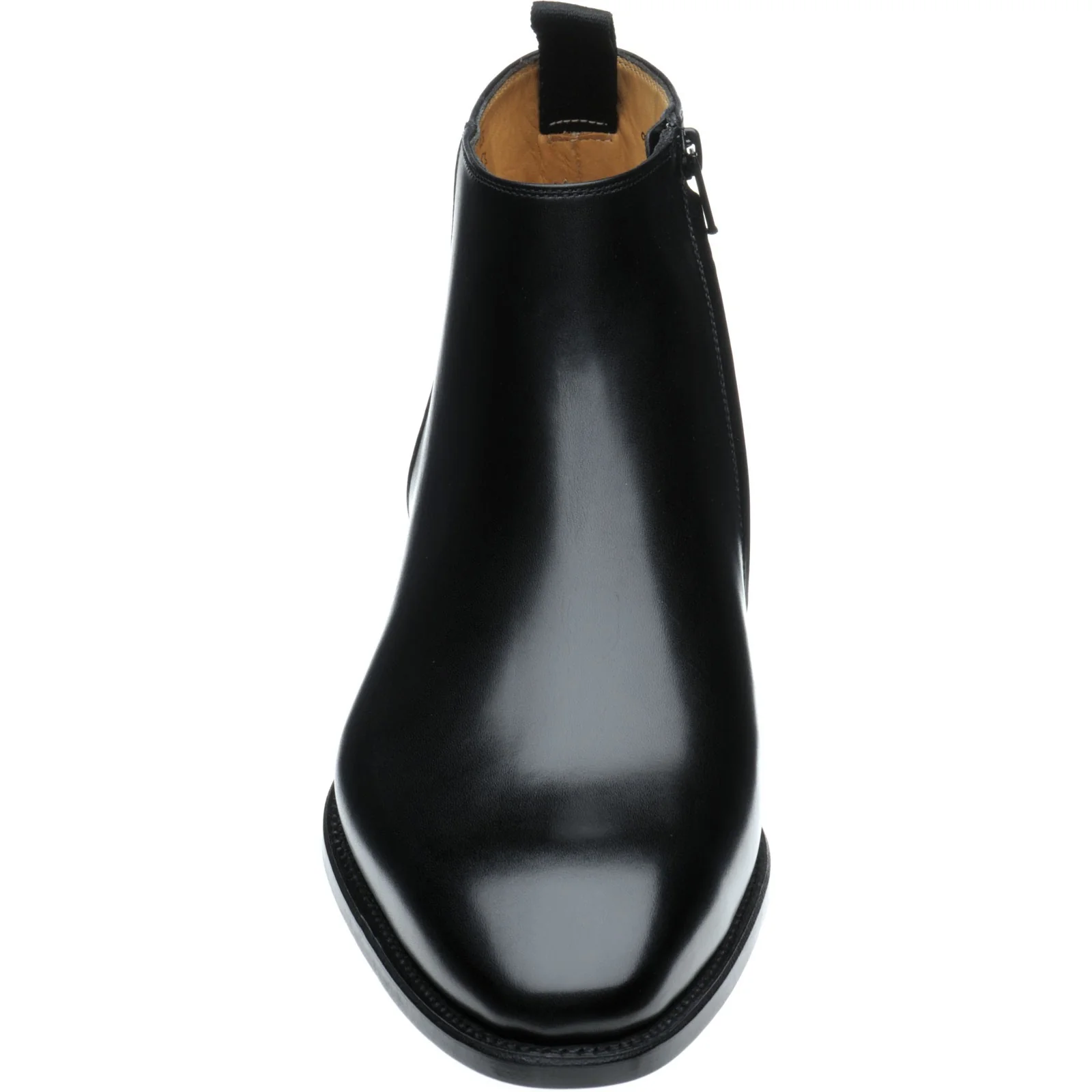 Herring Jude mens Chelsea boots in black calf - Image 2