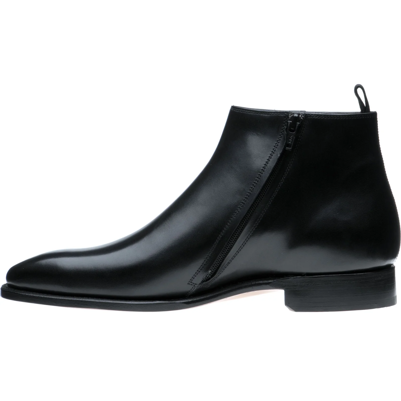 Herring Jude mens Chelsea boots in black calf - Image 4