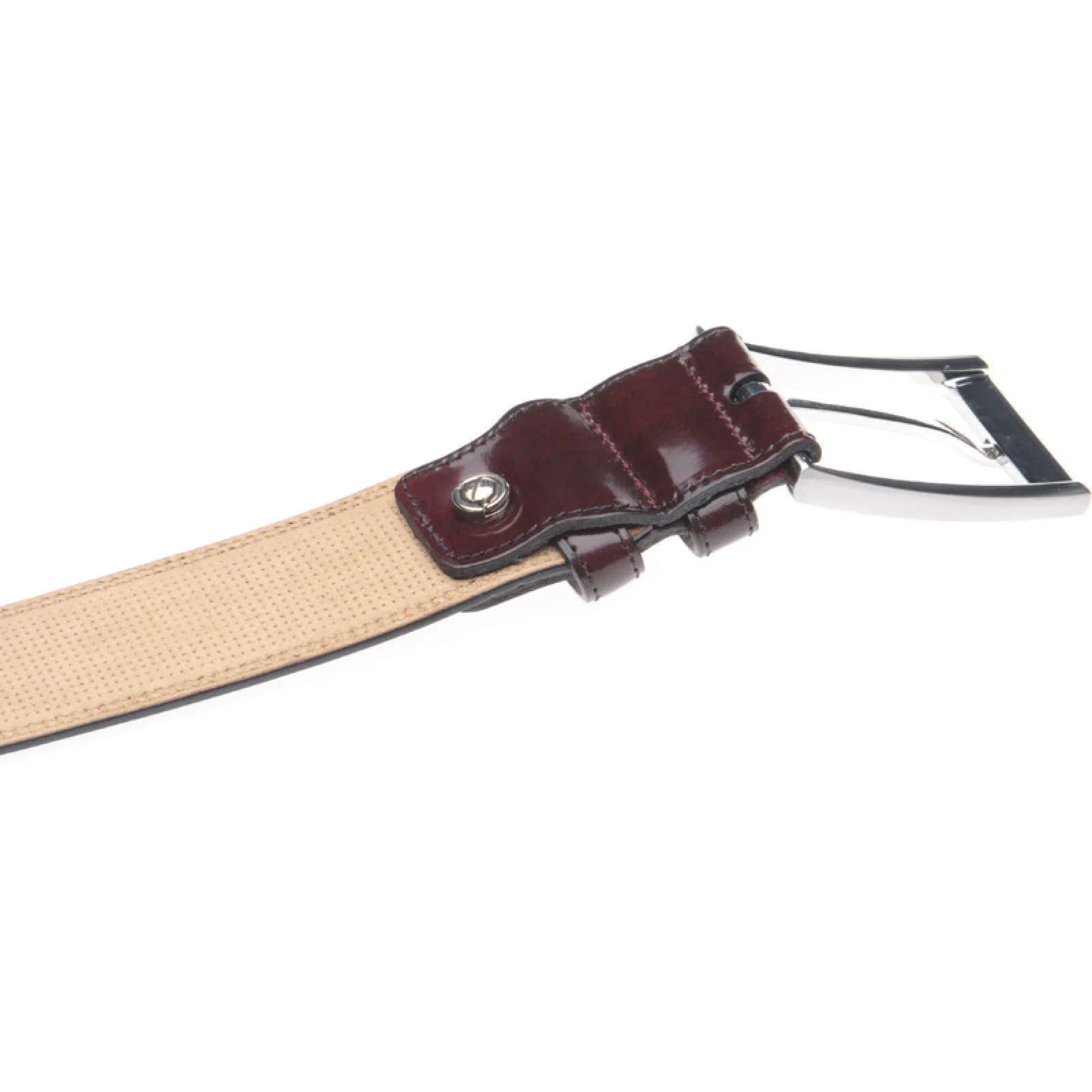 Herring Kensington Belt in burgundy polished - Image 3