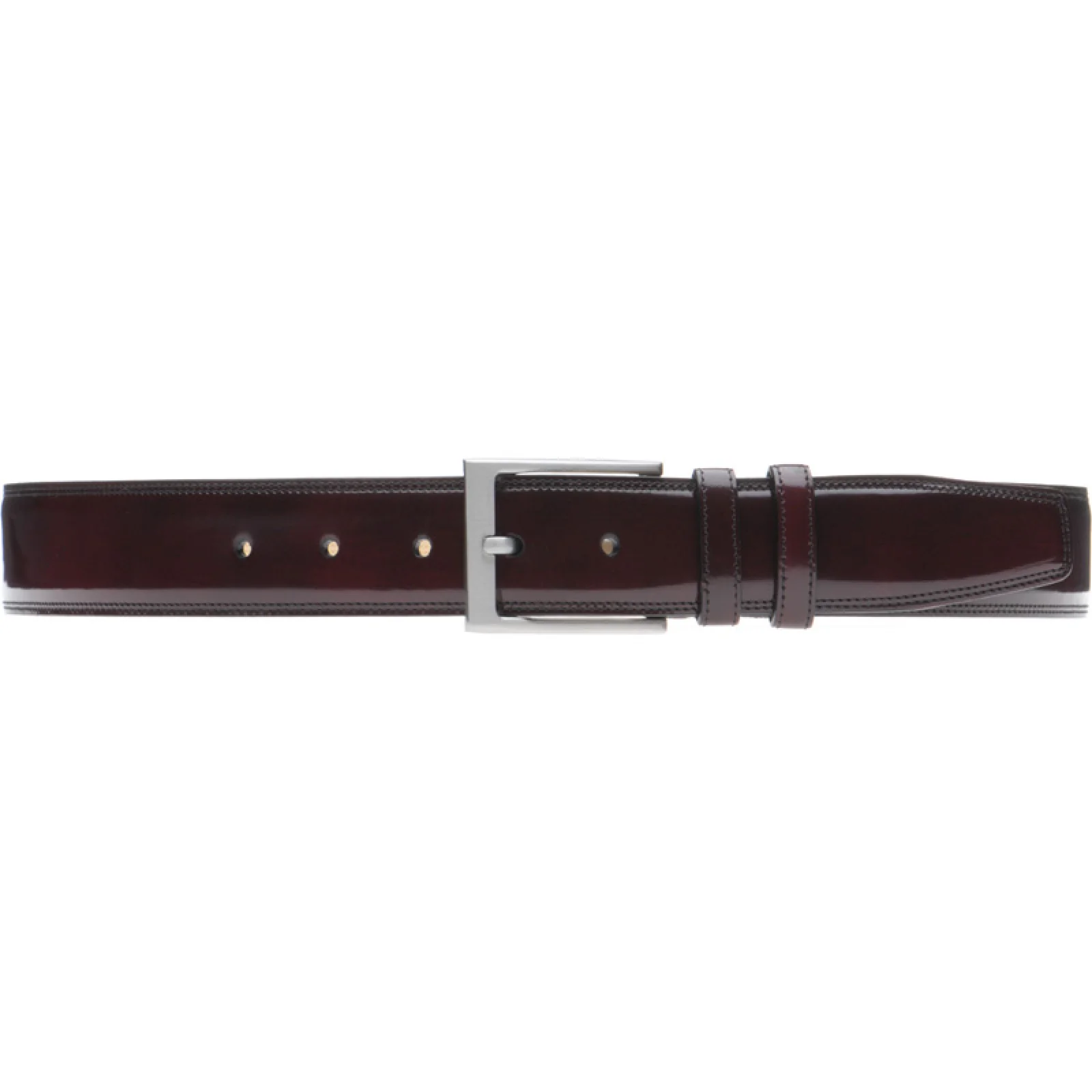 Herring Kensington Belt in burgundy polished - Image 5