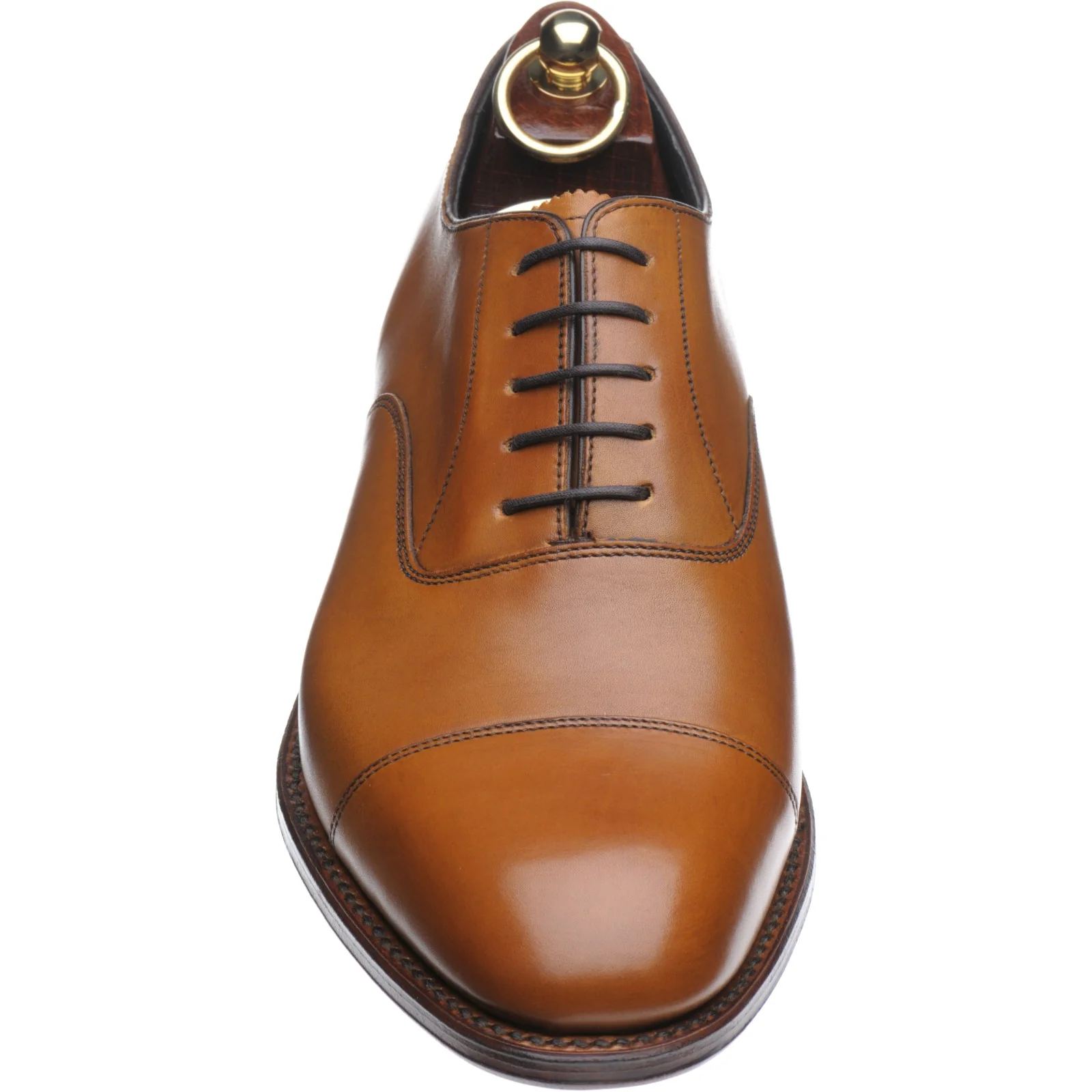 Herring Knightsbridge (Oxford) mens in chestnut burnished calf (second) - Image 2