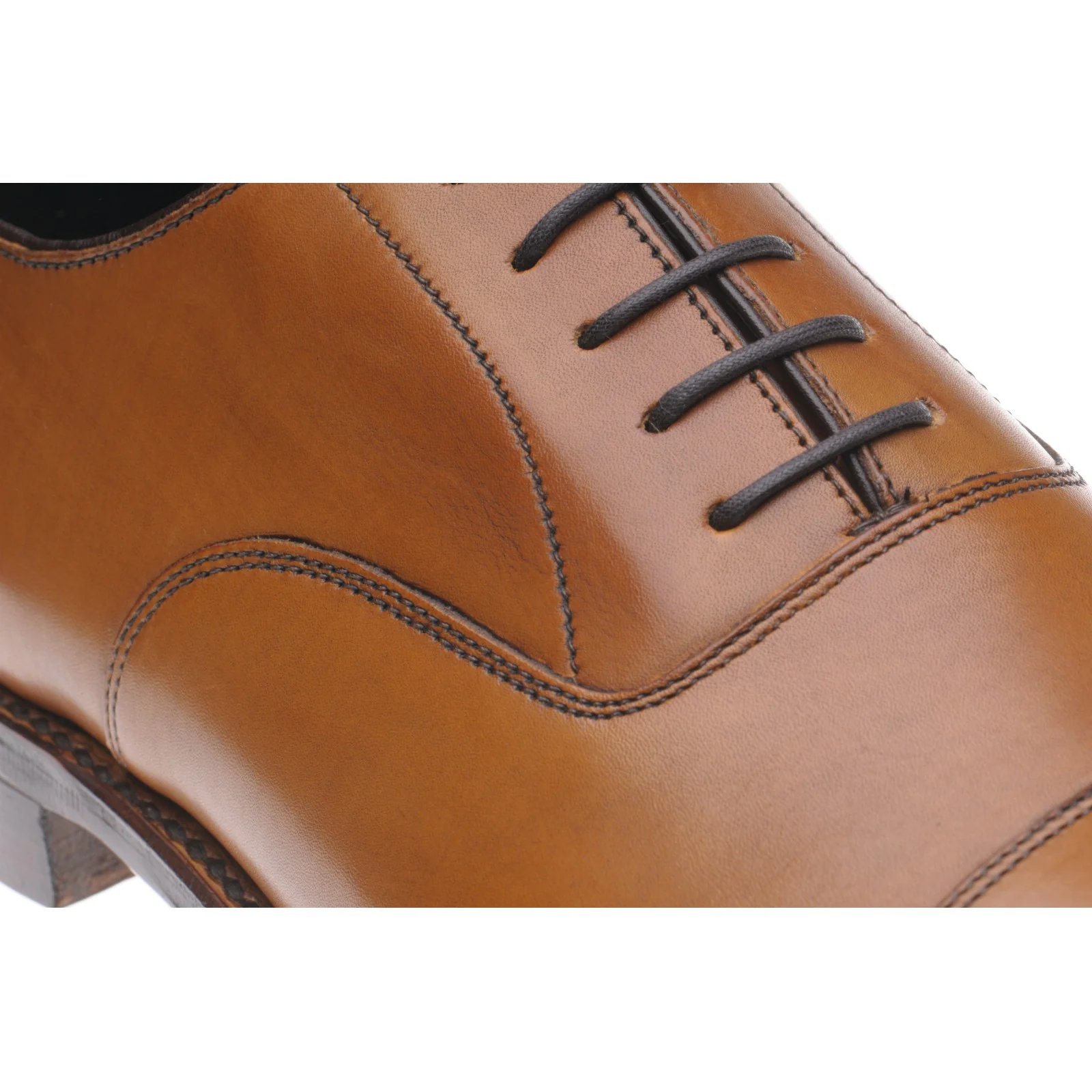 Herring Knightsbridge (Oxford) mens in chestnut burnished calf (second) - Image 4
