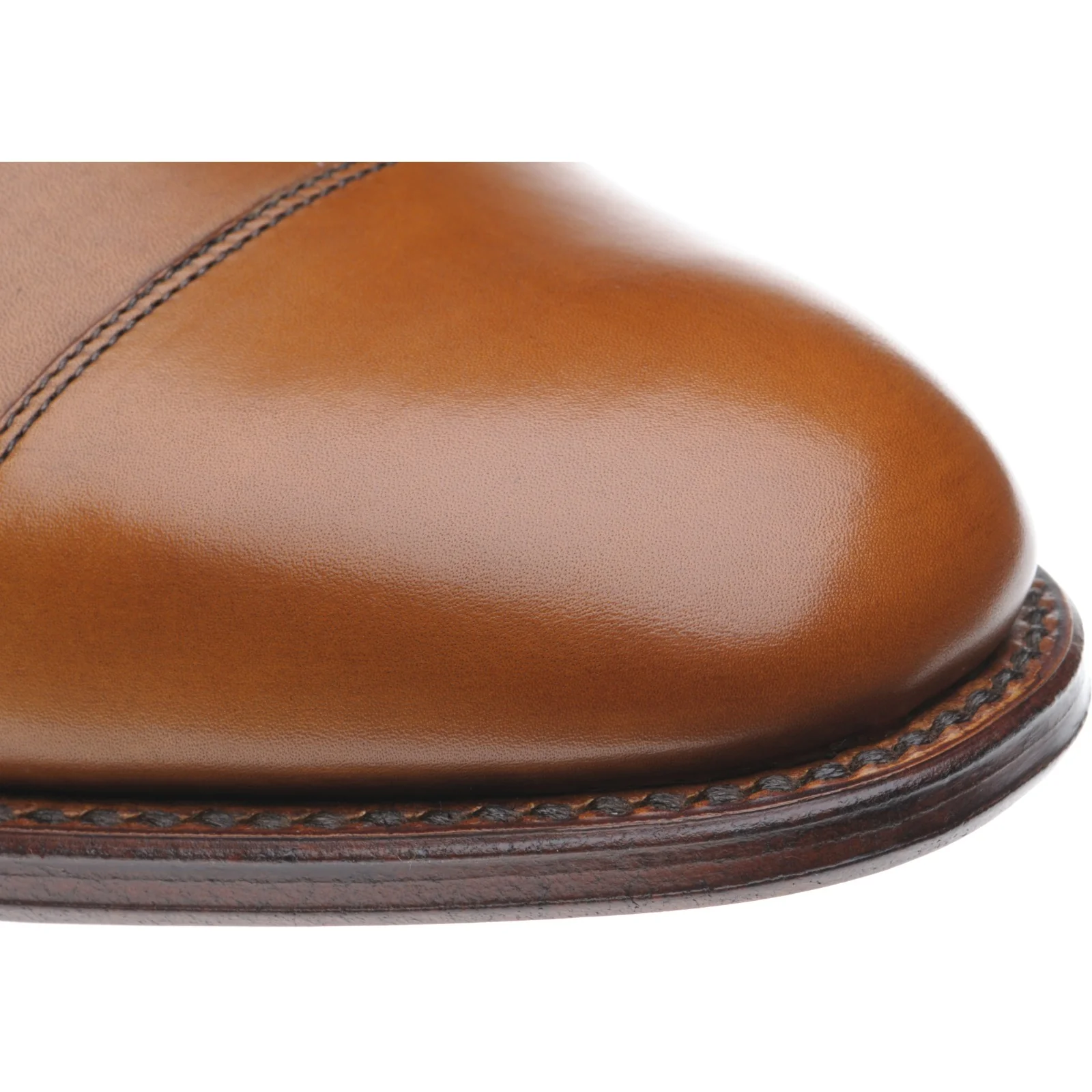 Herring Knightsbridge (Oxford) mens in chestnut burnished calf (second) - Image 5