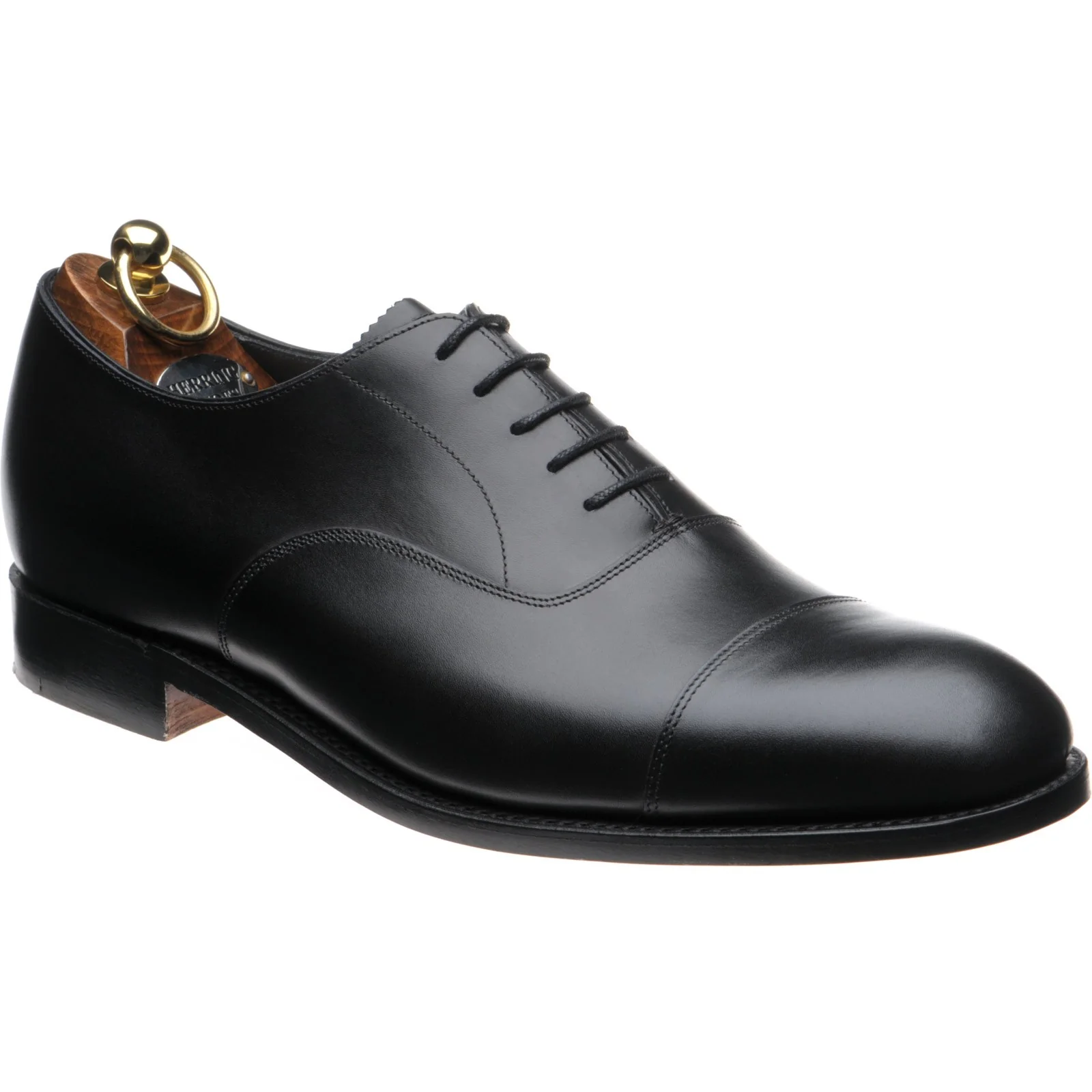 Herring Knightsbridge (Oxford) mens Oxfords in black calf (second)