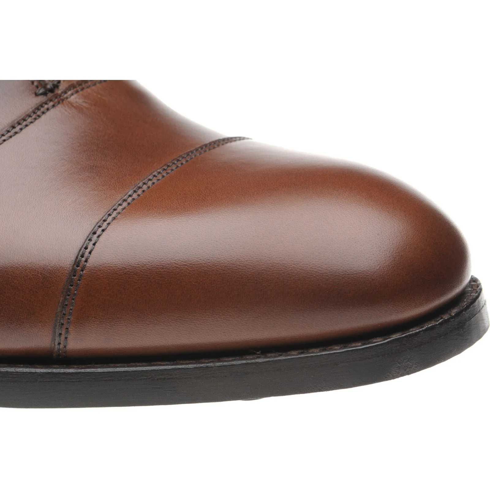 Herring Knightsbridge R mens rubber-soled Oxfords in mahogany calf (second) - Image 5