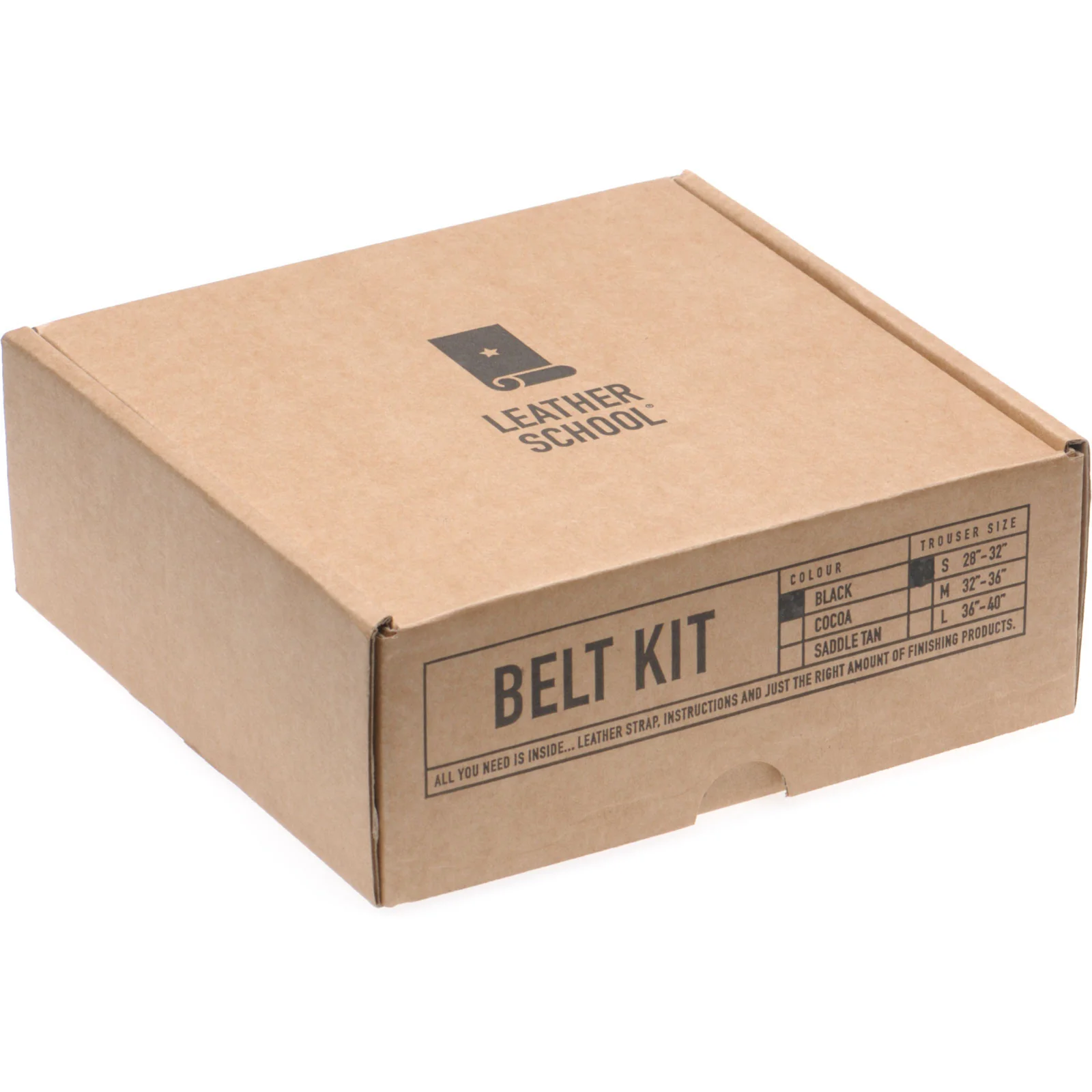 Herring Make Your Own Belt Kit in cocoa calf - Image 4