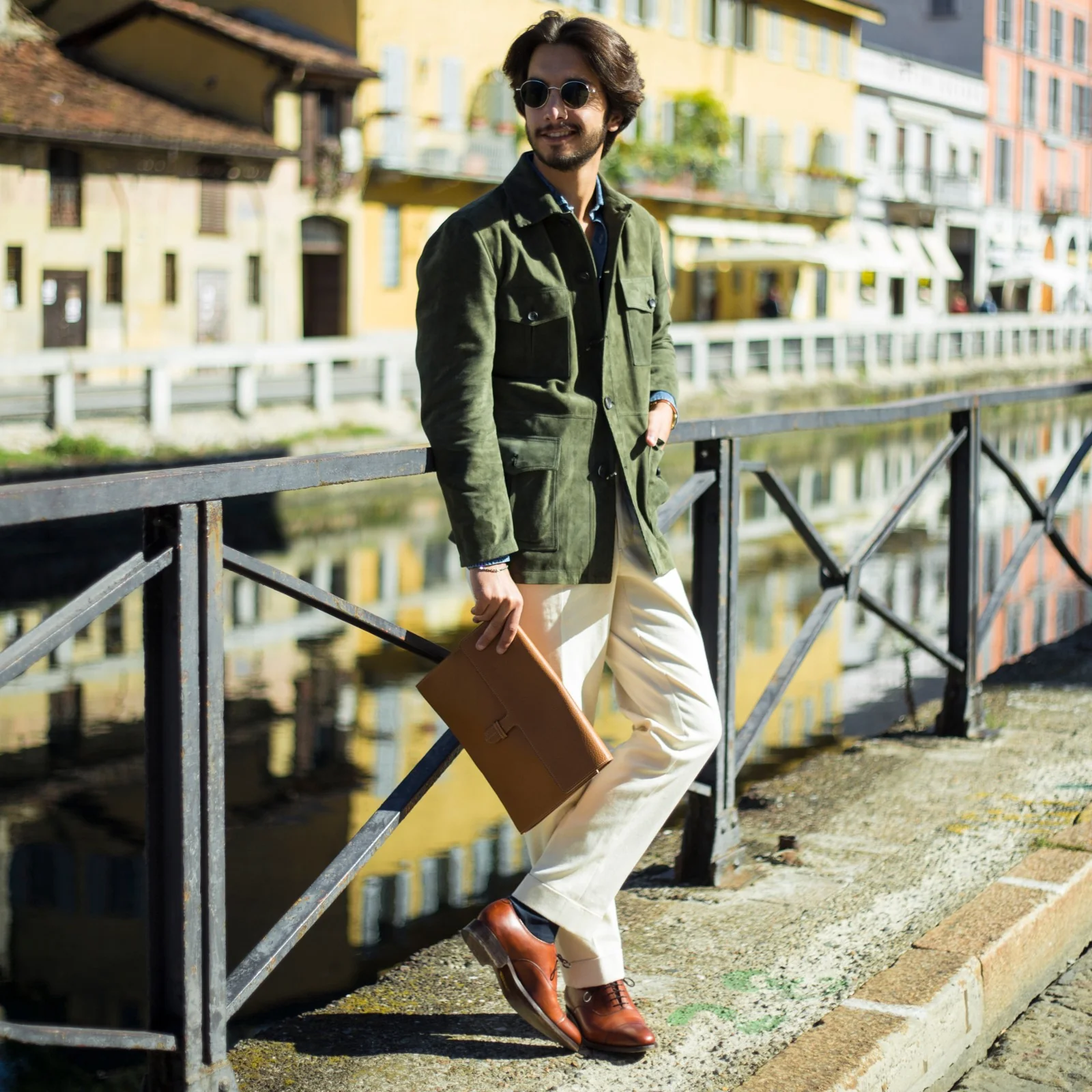 Herring Mayfair mens Oxfords in rosewood - Image 6