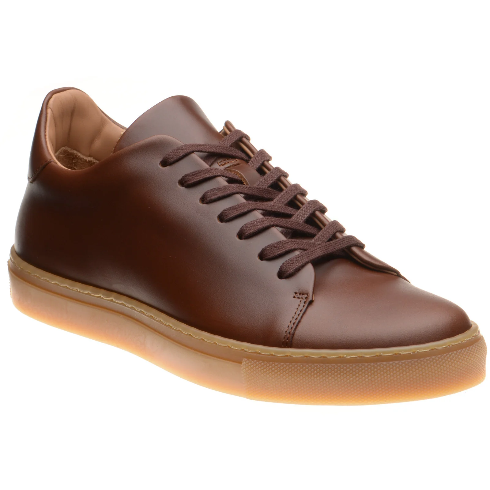 Herring Mellor II mens rubber-soled in mid brown