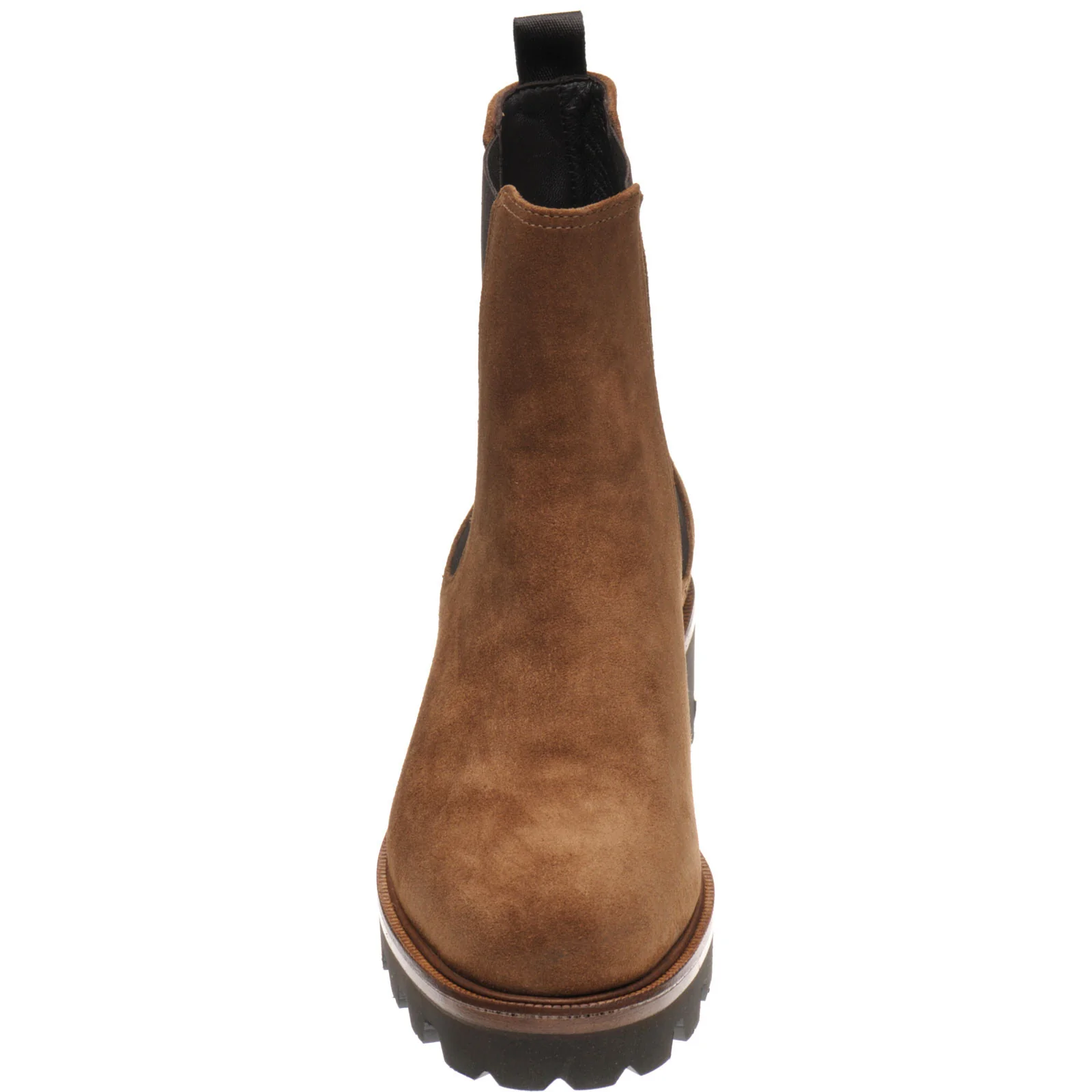 Herring Molveno ladies rubber-soled Chelsea boots in brown suede - Image 2