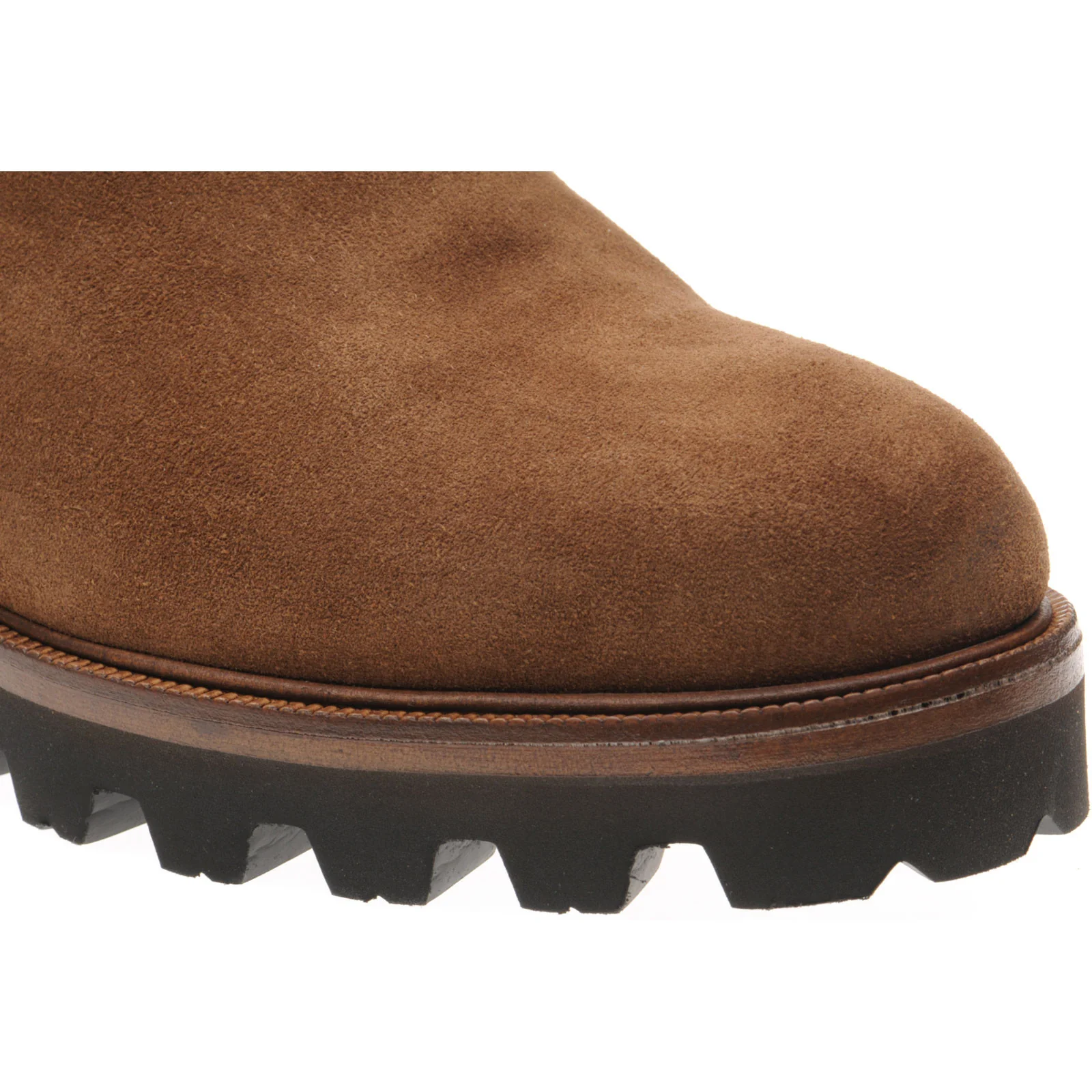 Herring Molveno ladies rubber-soled Chelsea boots in brown suede - Image 5