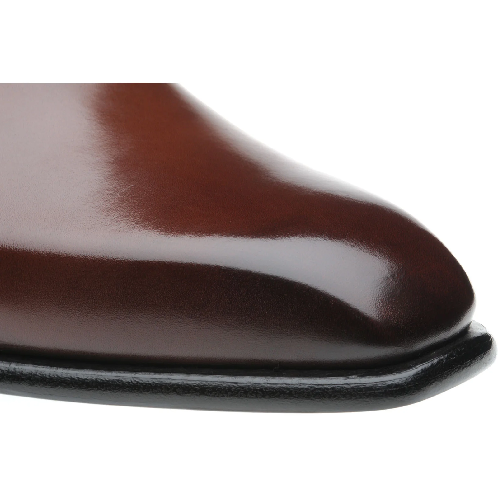 Herring Monkwell mens monk shoes in dark brown calf - Image 5