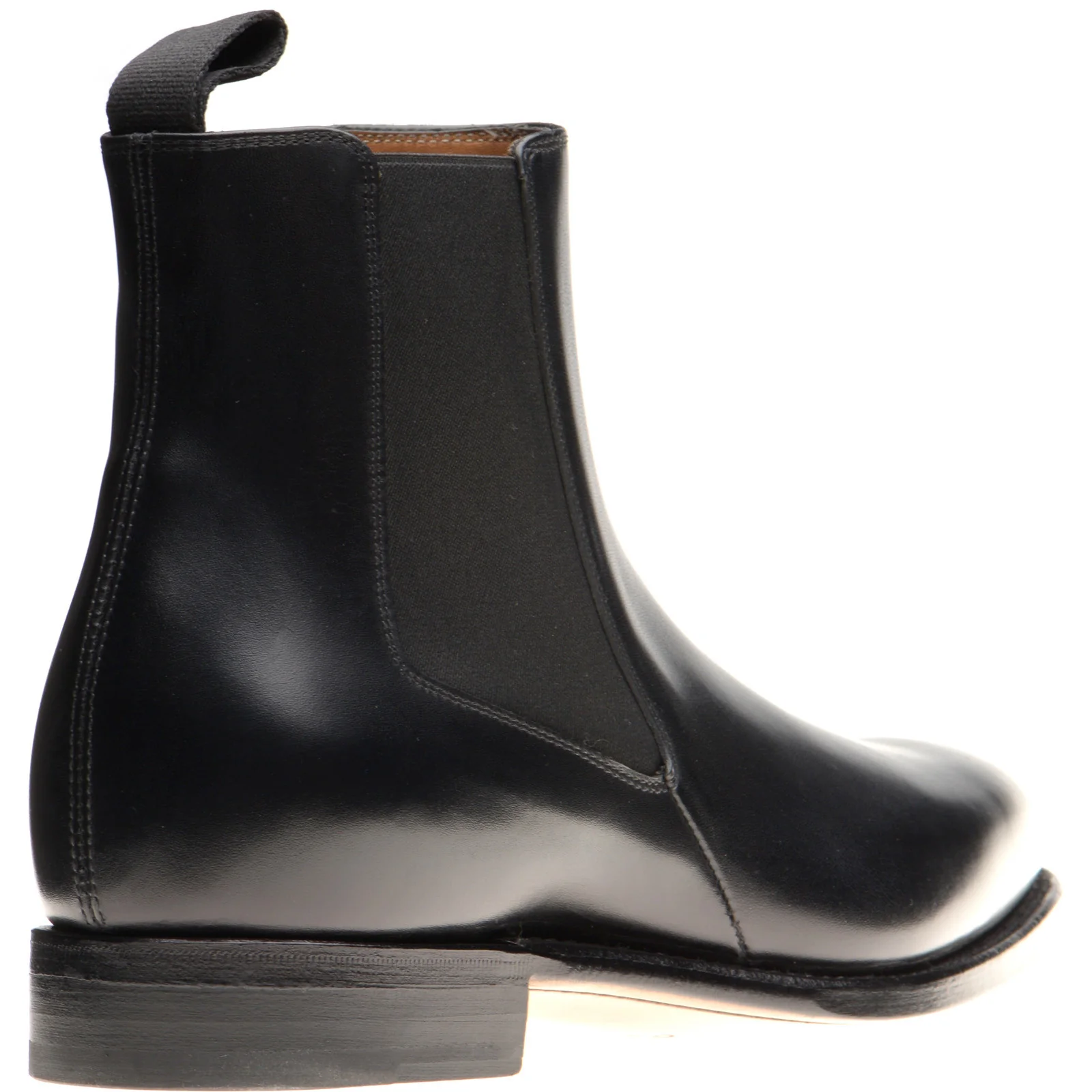 Herring Mountbatten mens Chelsea boots in black calf - Image 4