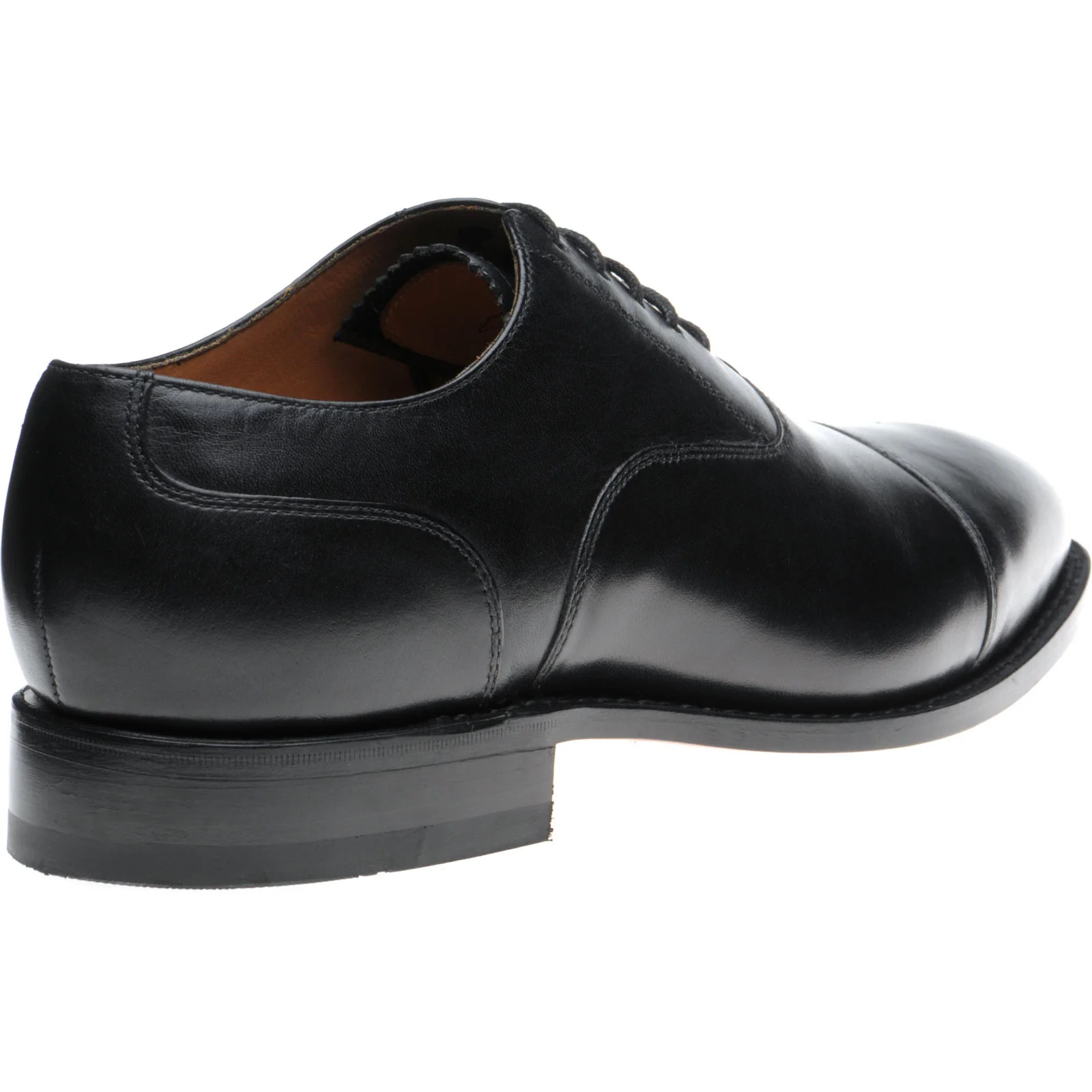 Herring Newcastle mens Oxfords in black calf (second) - Image 4