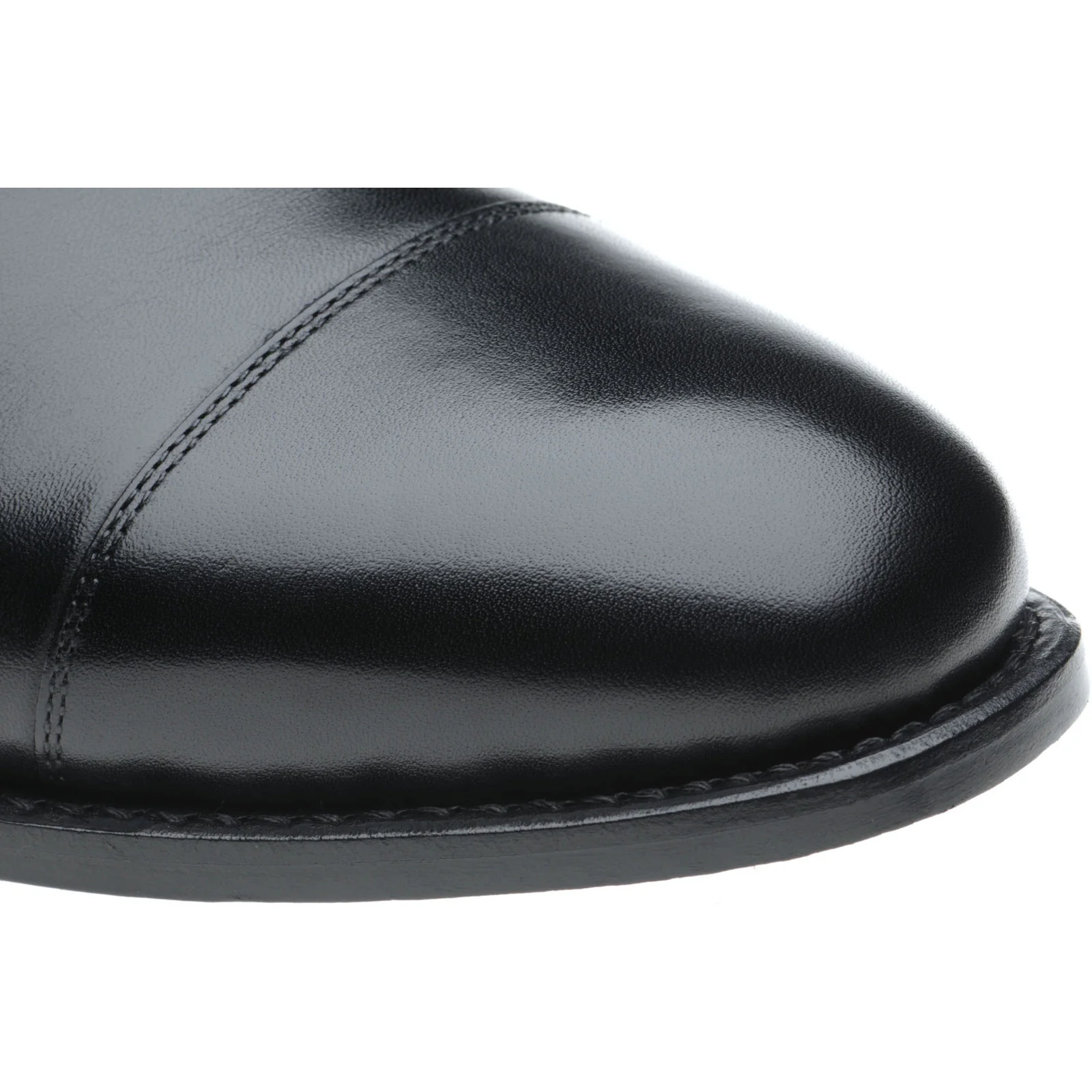 Herring Newcastle mens Oxfords in black calf (second) - Image 5