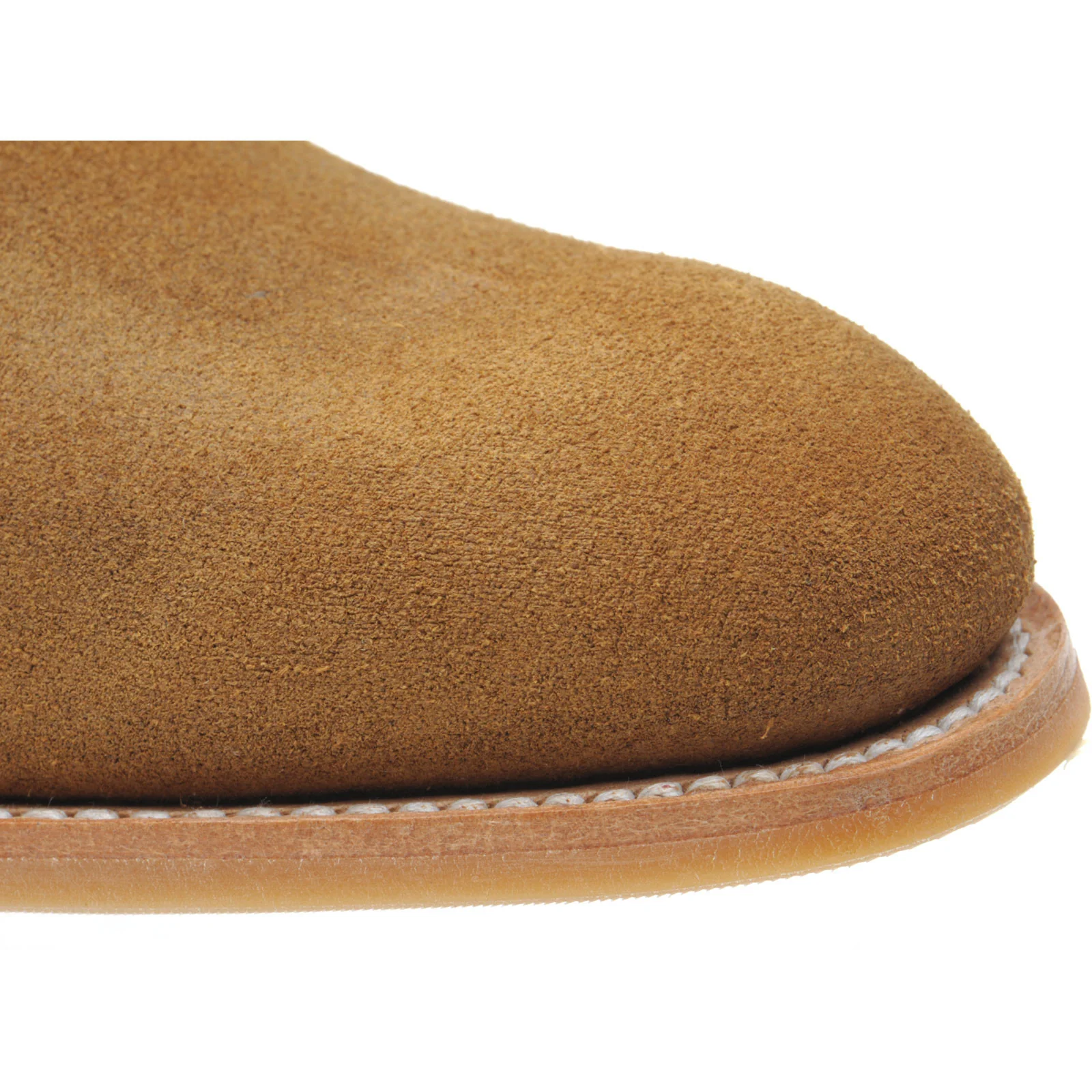 Herring Orkney R mens rubber-soled Chukka boots in tan waxy suede - Image 5