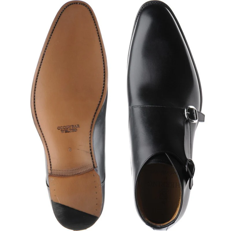 Herring Orwell mens boots in black calf (second) - Image 3