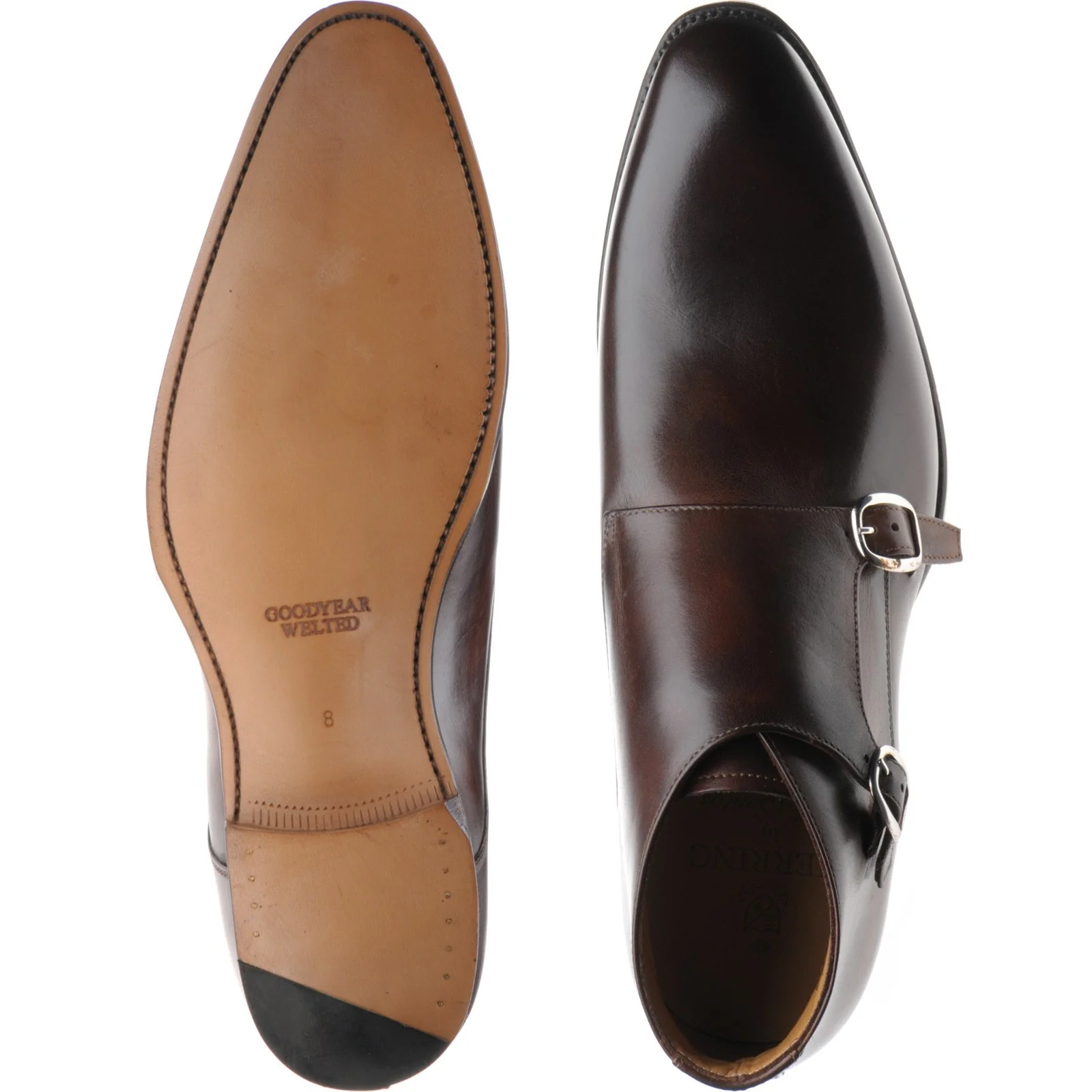 Herring Orwell mens boots in brown calf - Image 3