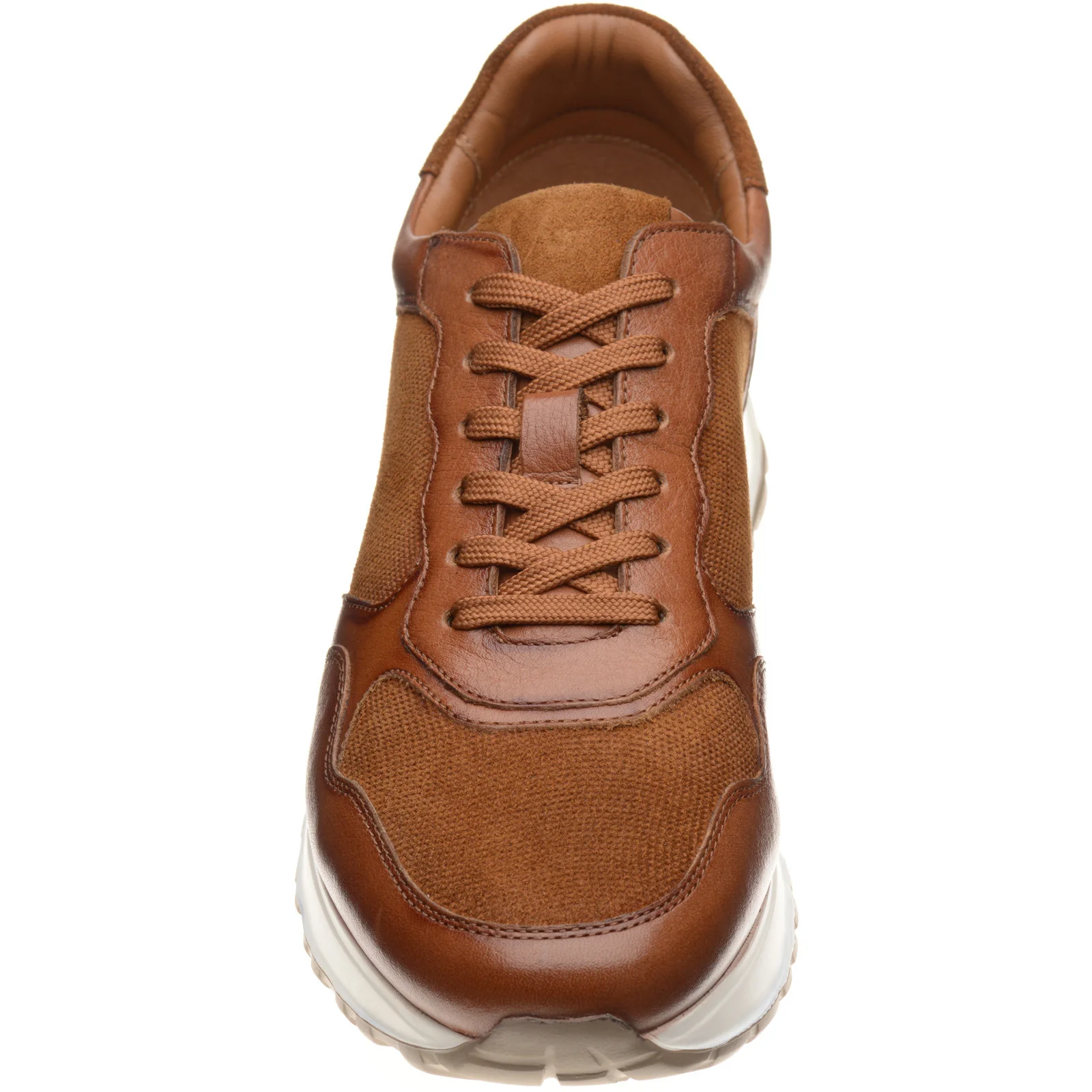 Herring Paris mens rubber-soled in tan calf and suede - Image 2