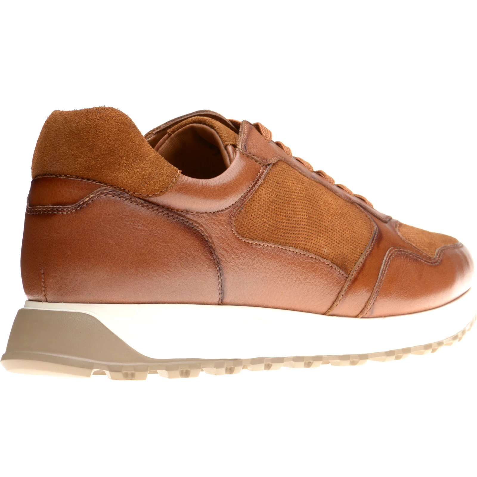 Herring Paris mens rubber-soled in tan calf and suede - Image 4