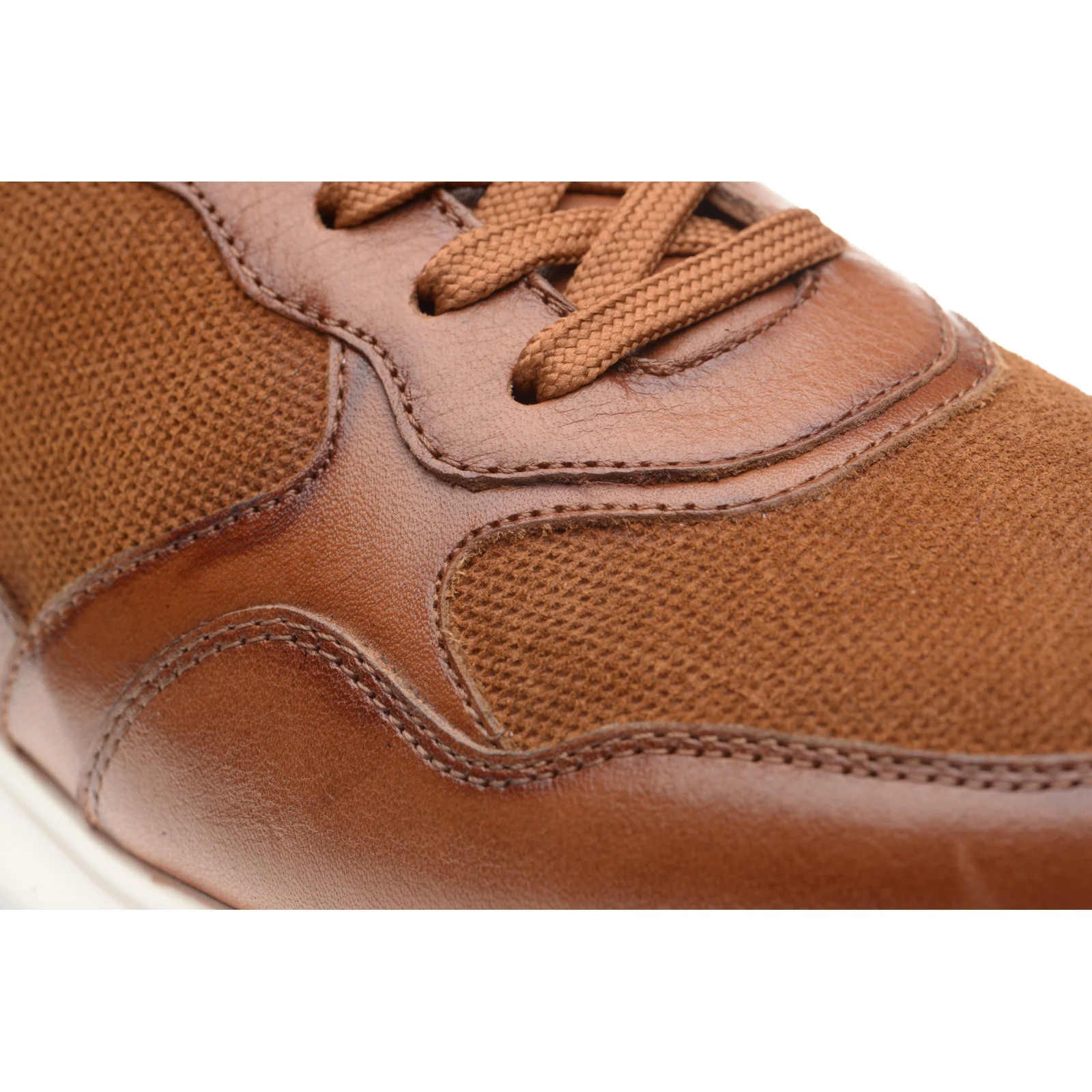 Herring Paris mens rubber-soled in tan calf and suede - Image 5