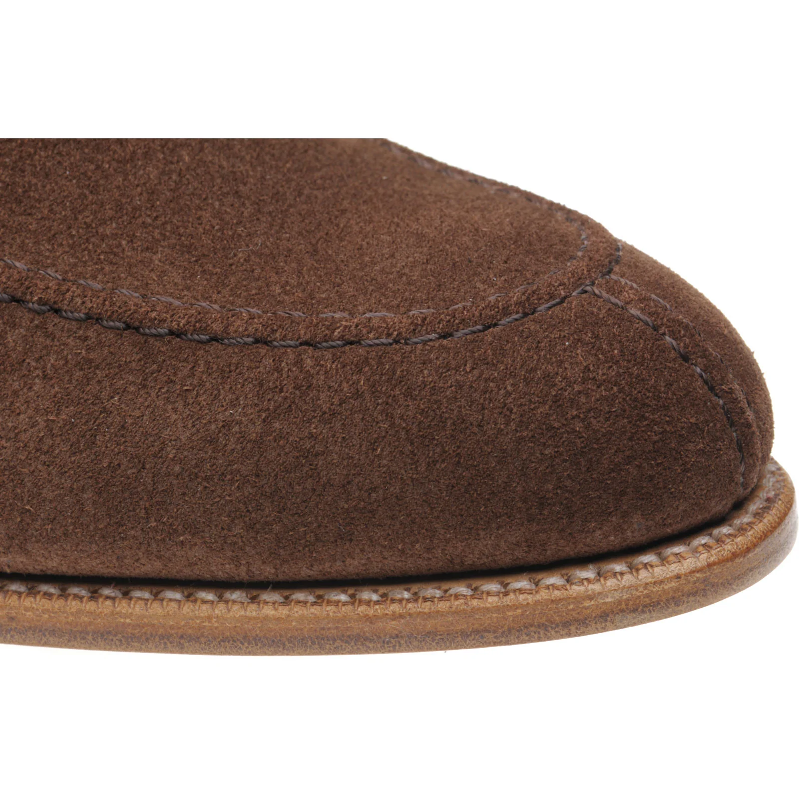 Herring Pocklington mens boots in brown suede - Image 5