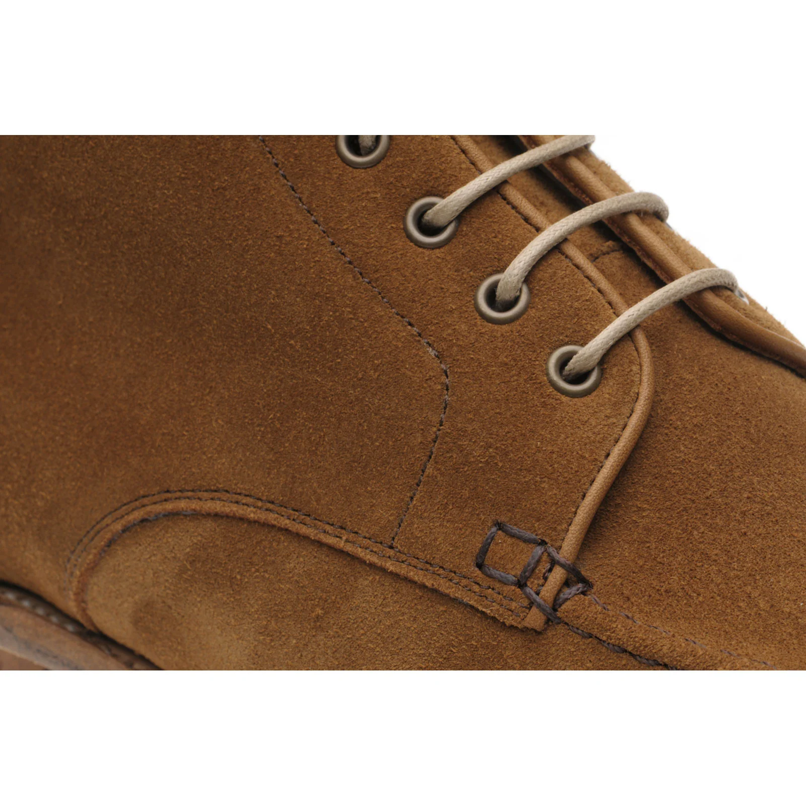 Herring Pocklington mens boots in taupe suede - Image 4