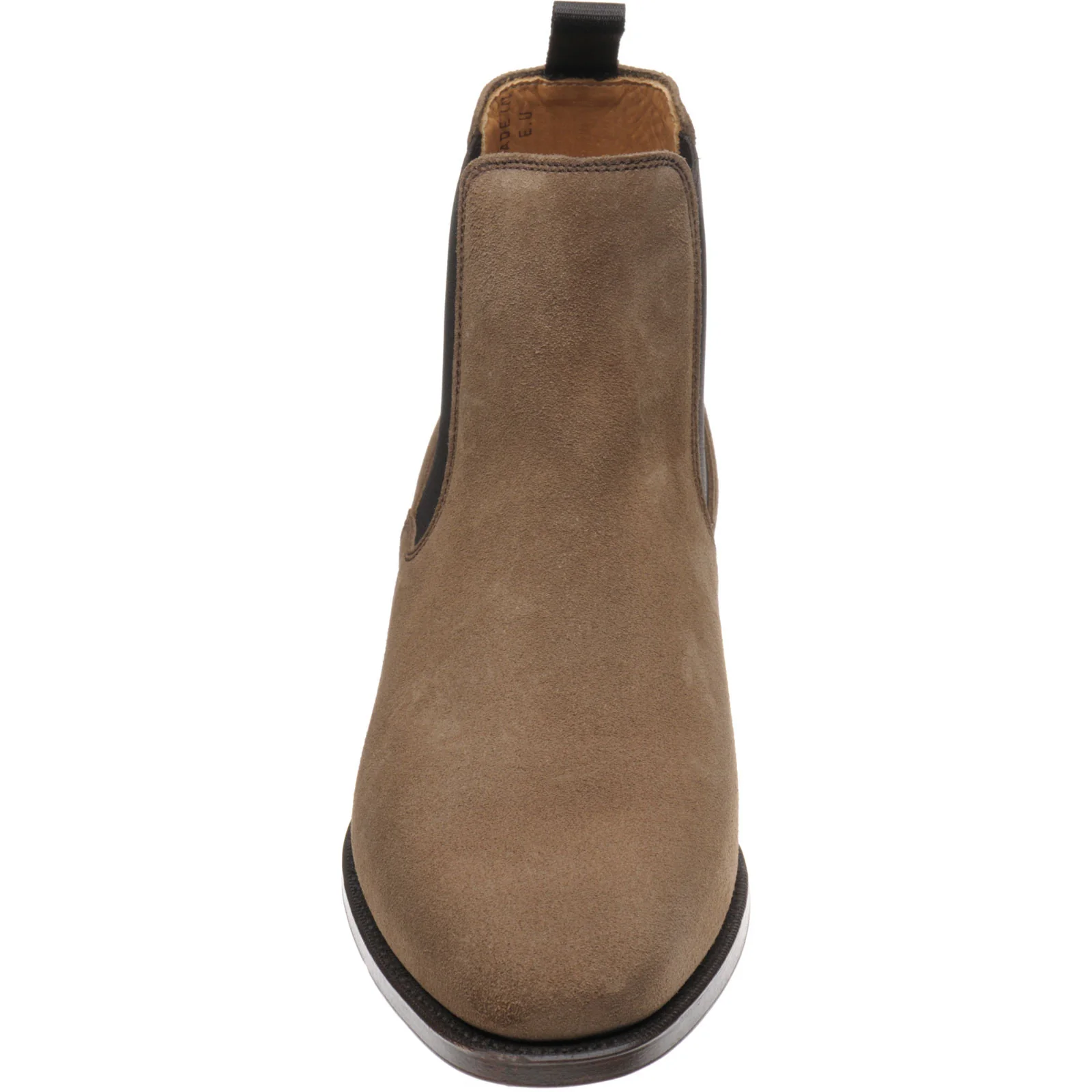 Herring Purcell II mens Chelsea boots in tabacco suede - Image 2