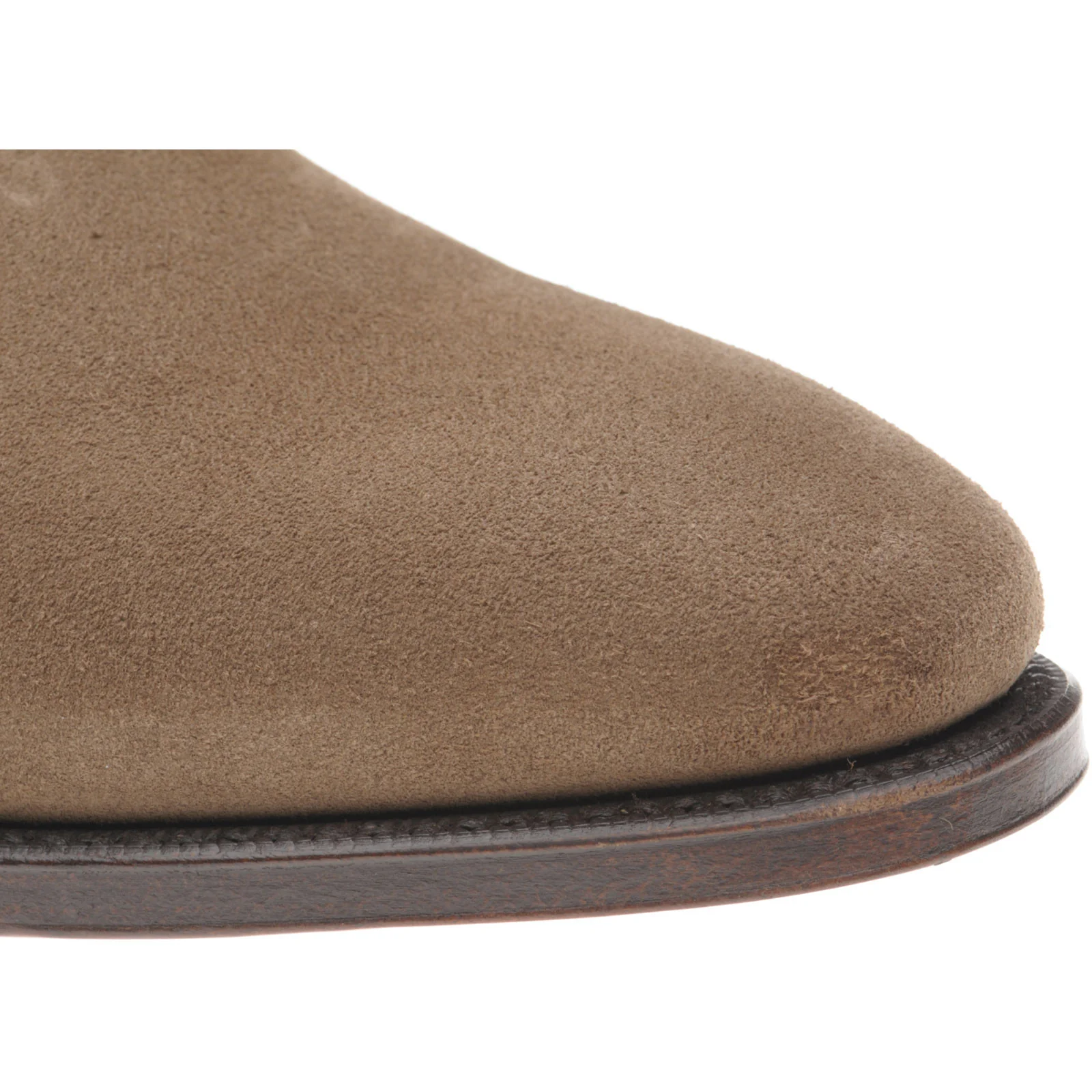 Herring Purcell II mens Chelsea boots in tabacco suede - Image 5