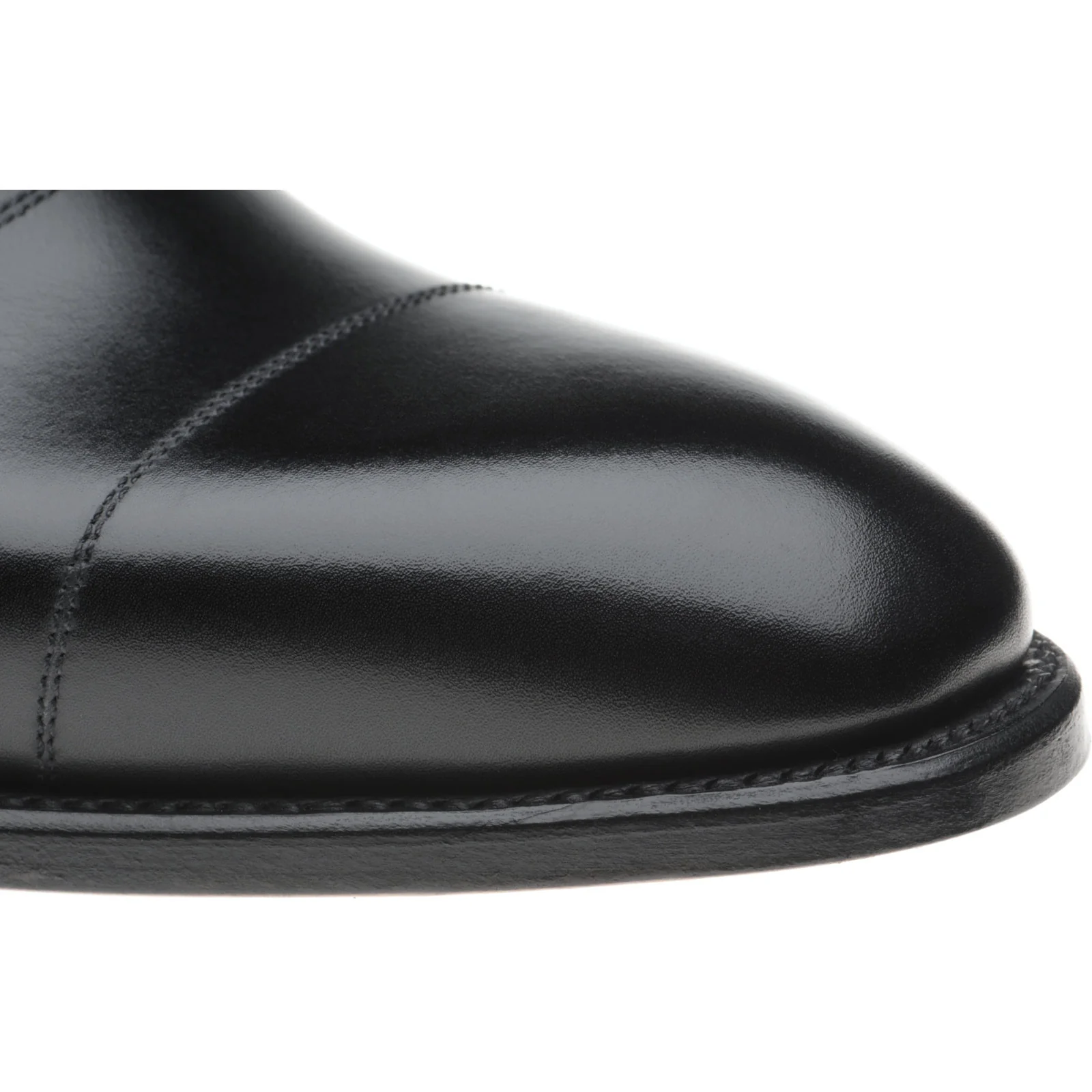 Herring Rodington mens Oxfords in black calf - Image 5