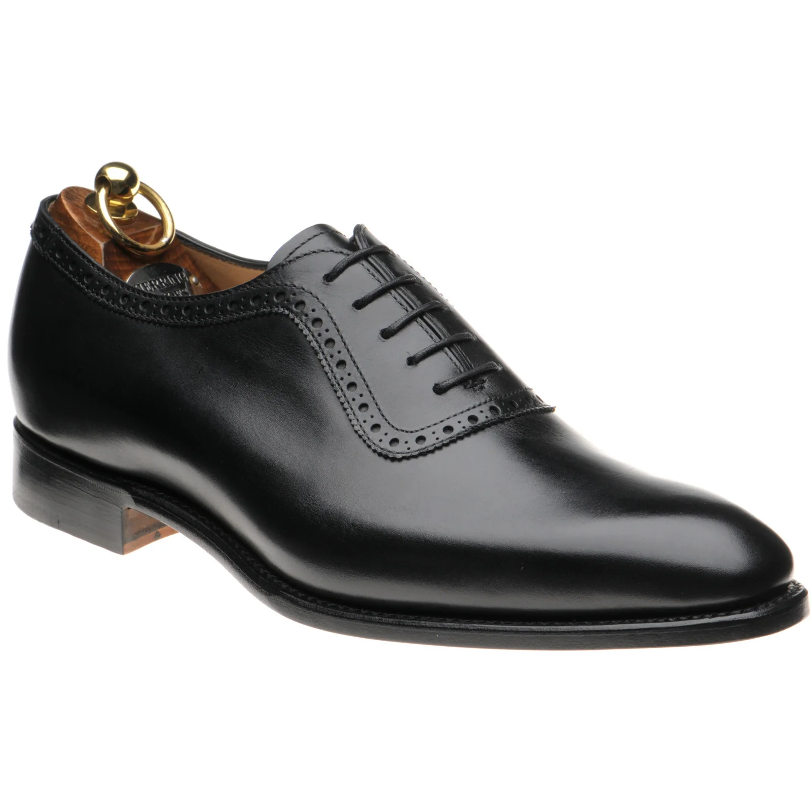 Herring Ruskin mens Oxfords in black calf
