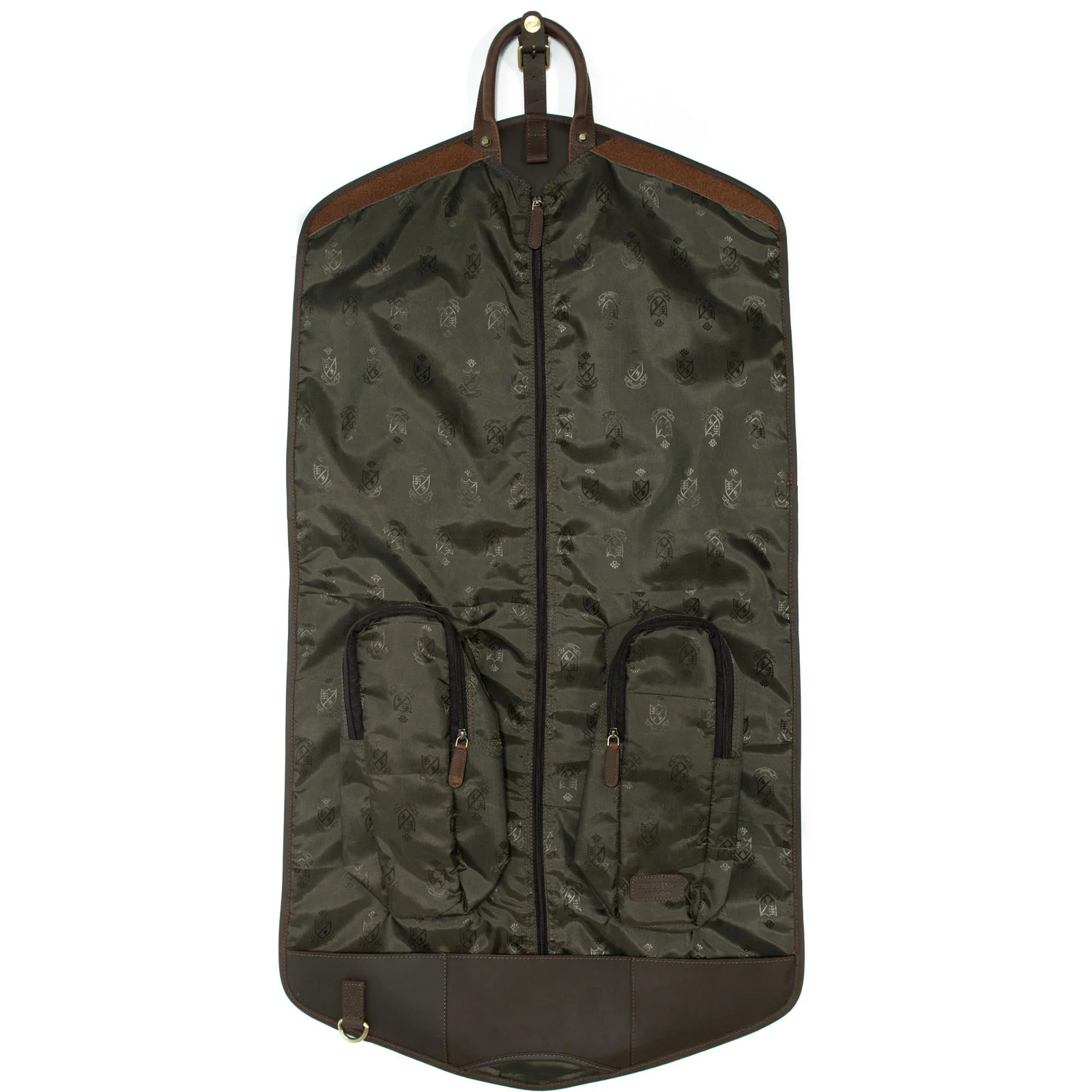 Herring Savoy II Suit Carrier in brown and khaki - Image 3