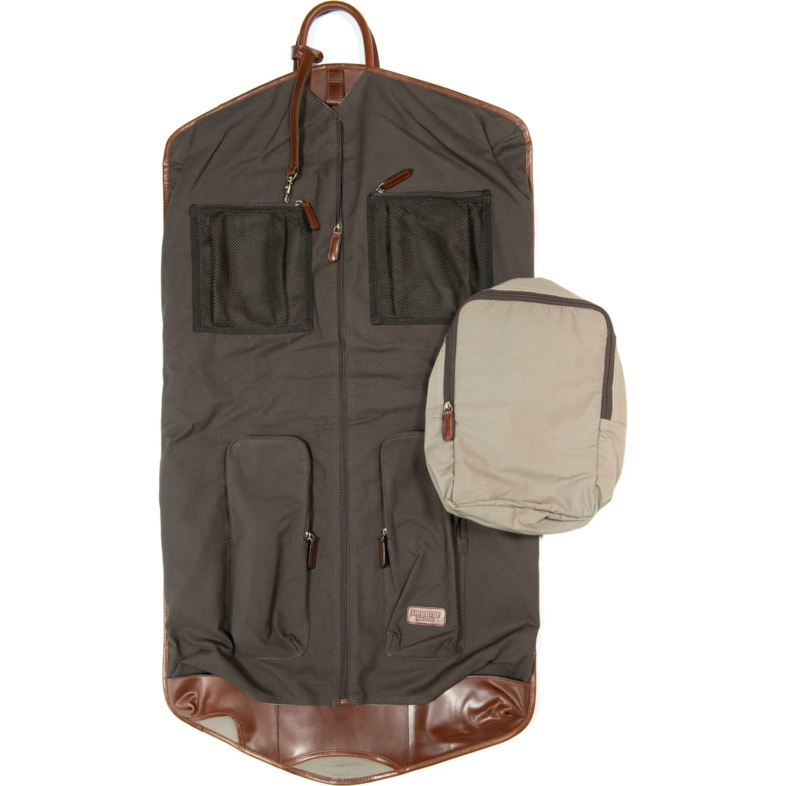 Herring Savoy Suit Carrier in brandy calf - Image 4