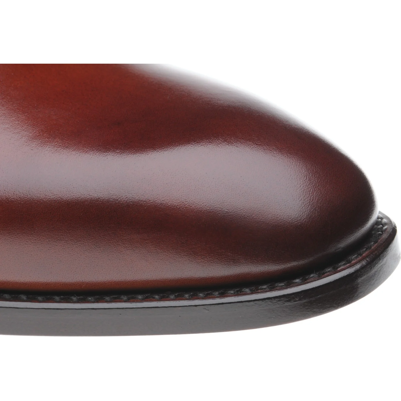 Herring Shakespeare mens double monk shoes in rosewood calf - Image 5