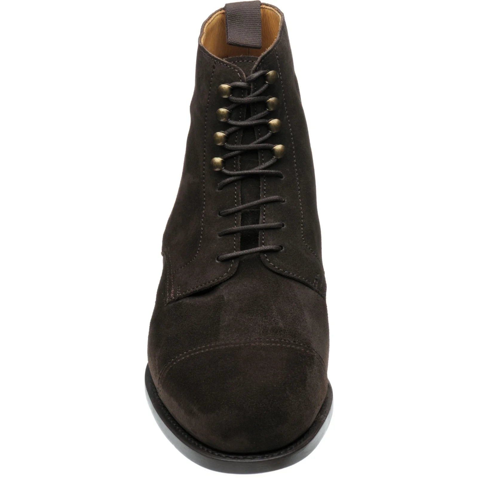 Herring Shelby mens boots in brown suede - Image 2